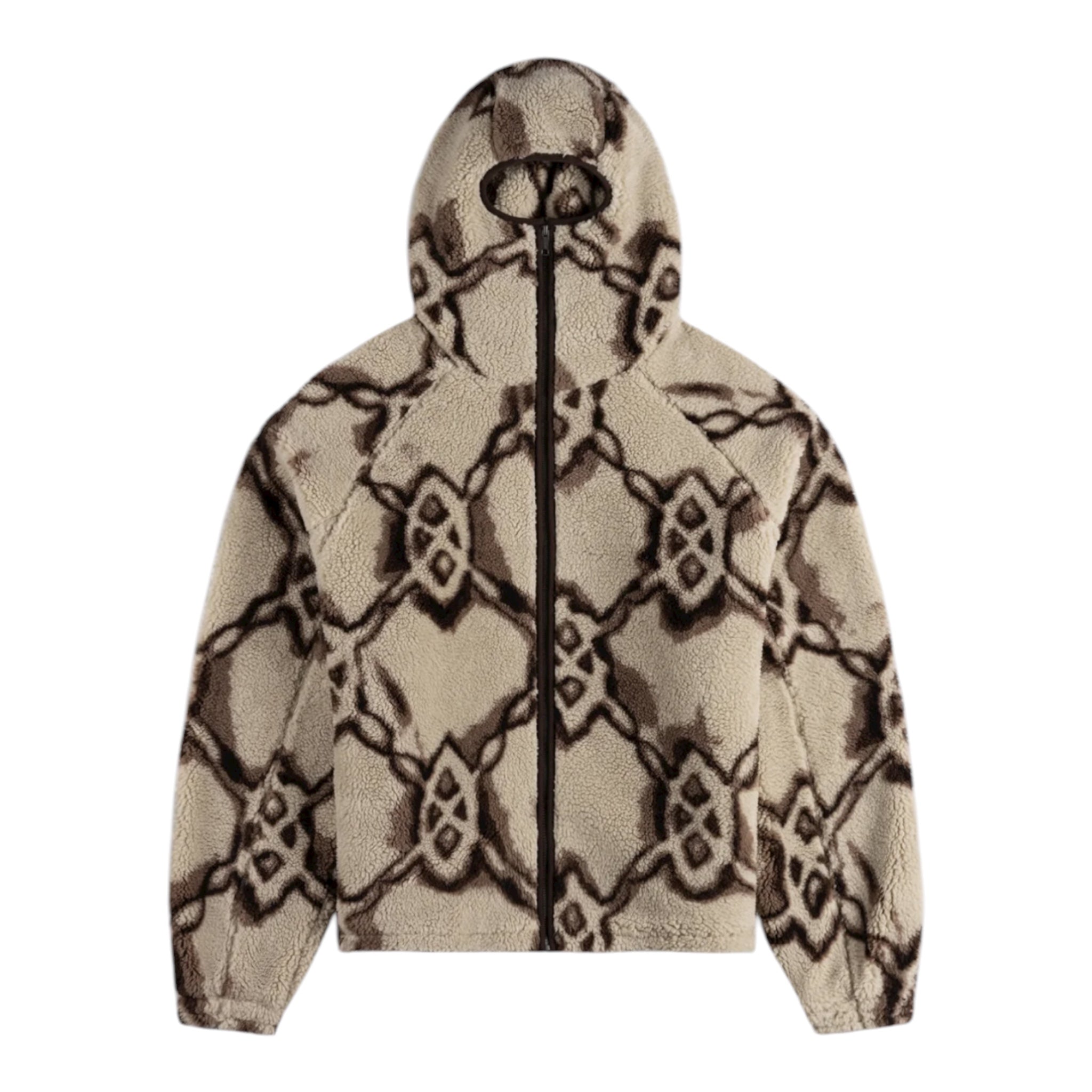 Burned Shield Sherpa Hoodie - Daily Paper