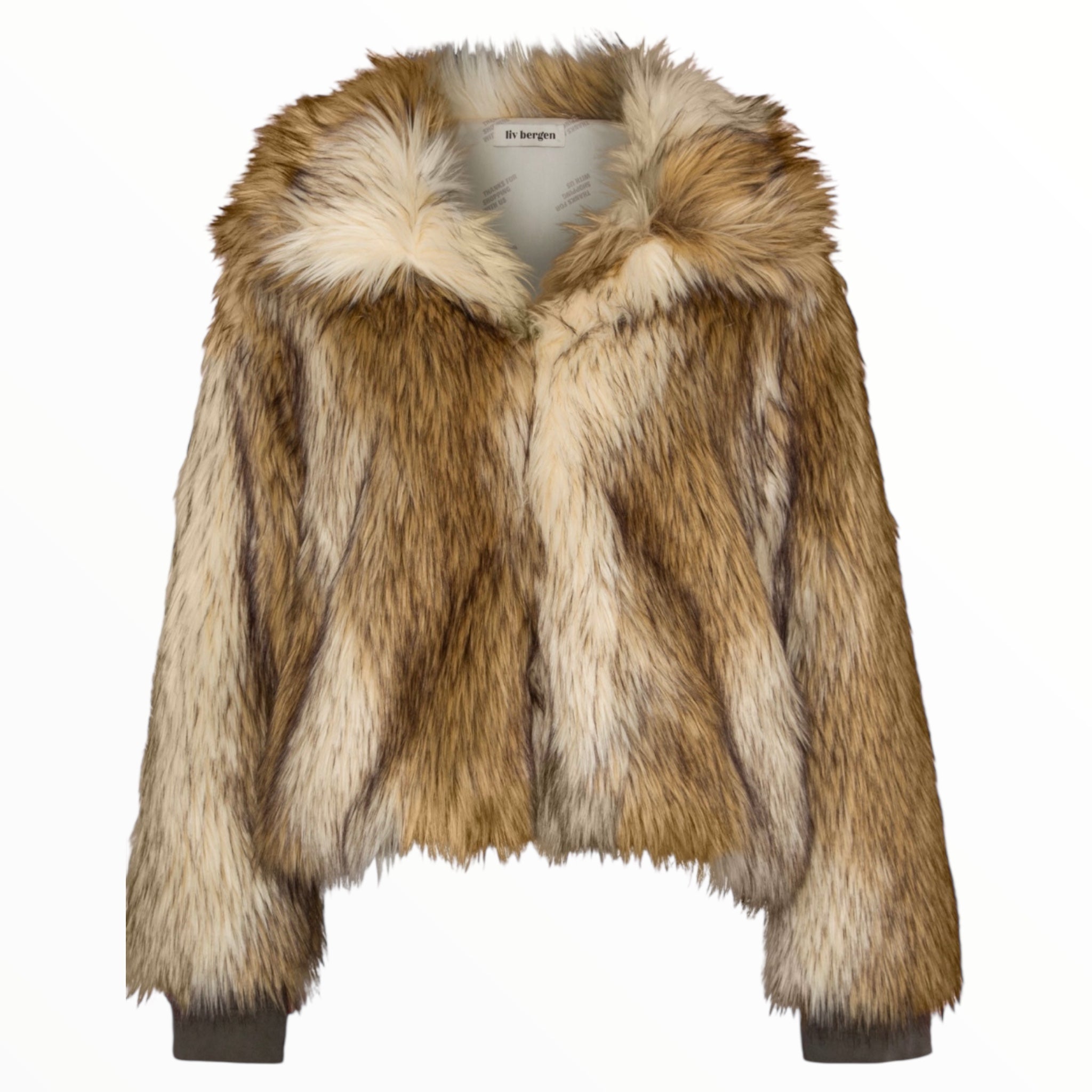 Jacke fake fur in fox  -  LIV BERGEN