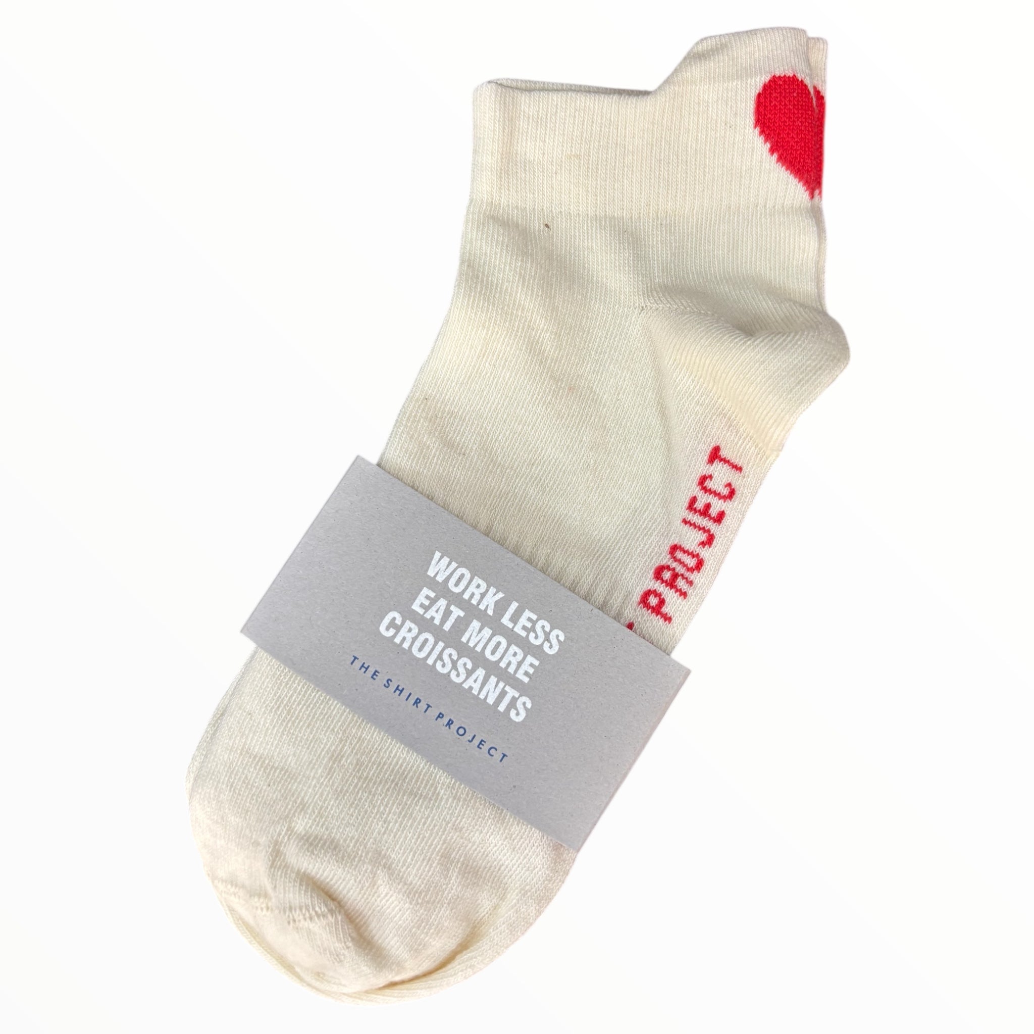 Kurze Herz Socken rot - The Shirt Project