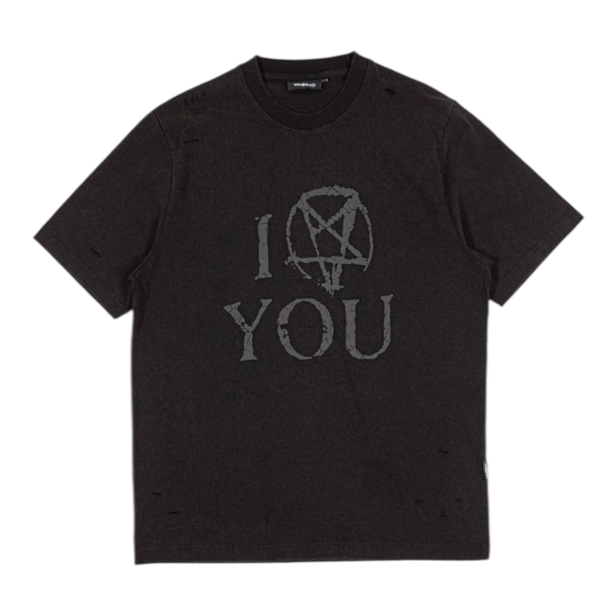 Curse T-Shirt Faded Black - Wasted Paris