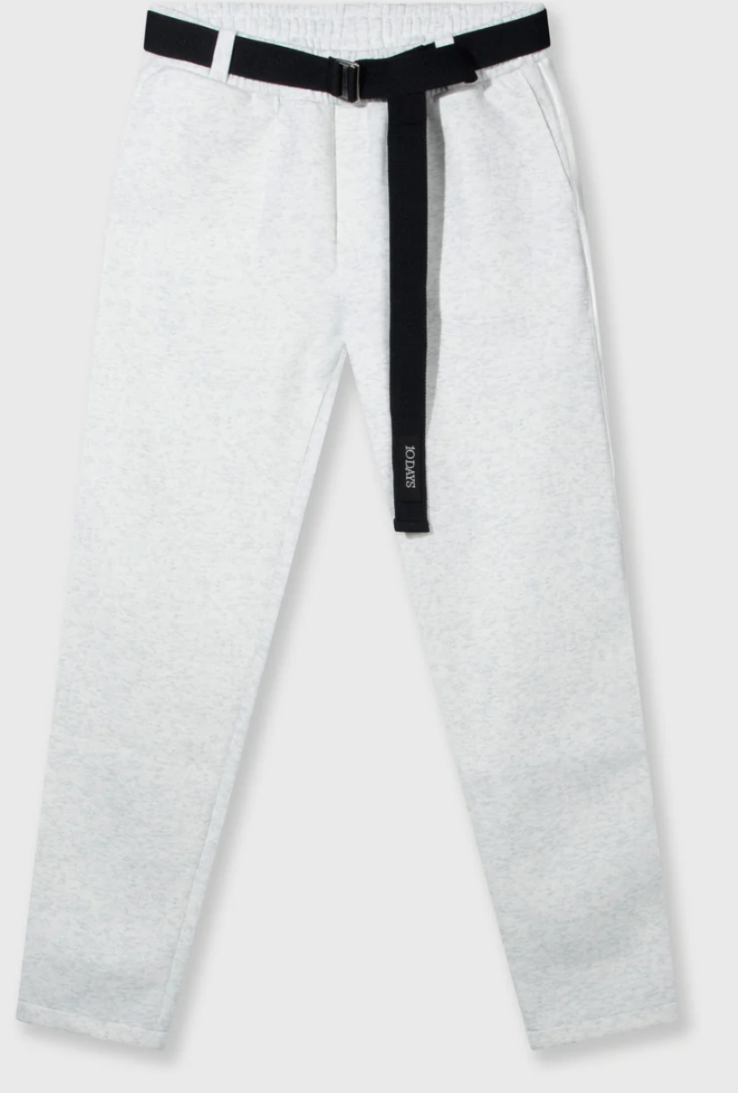 Belted Pants Neoprene white melee - 10 DAYS