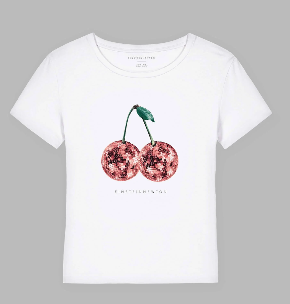 Cherry Bio-Baumwoll T-Shirt Mary  -EINSTEIN NEWTON