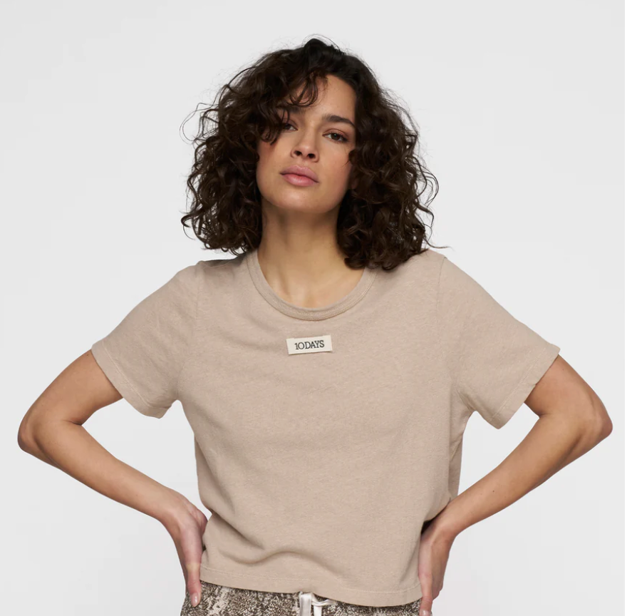 petite tee linen rope - 10DAYS