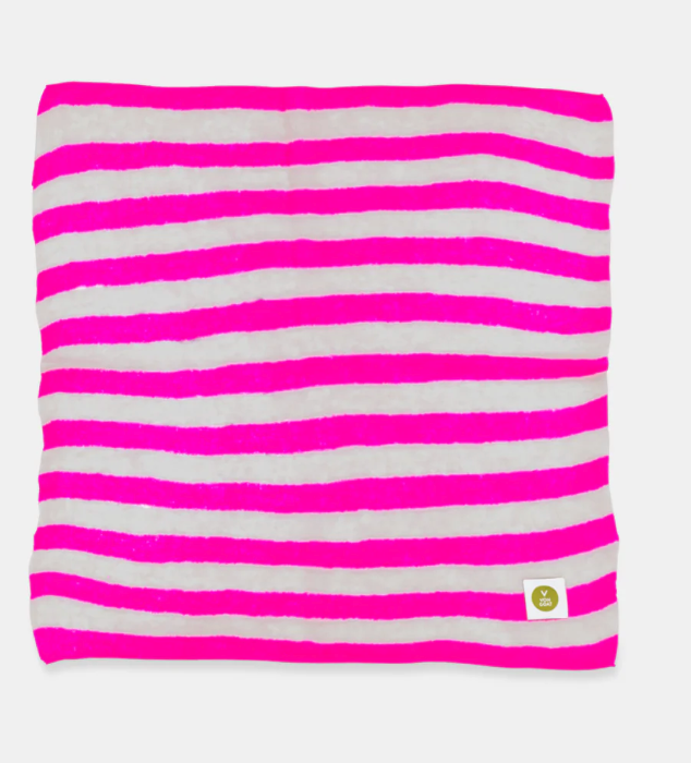 BANDANA NEON PINK/LIGHT GREY - V von Goat