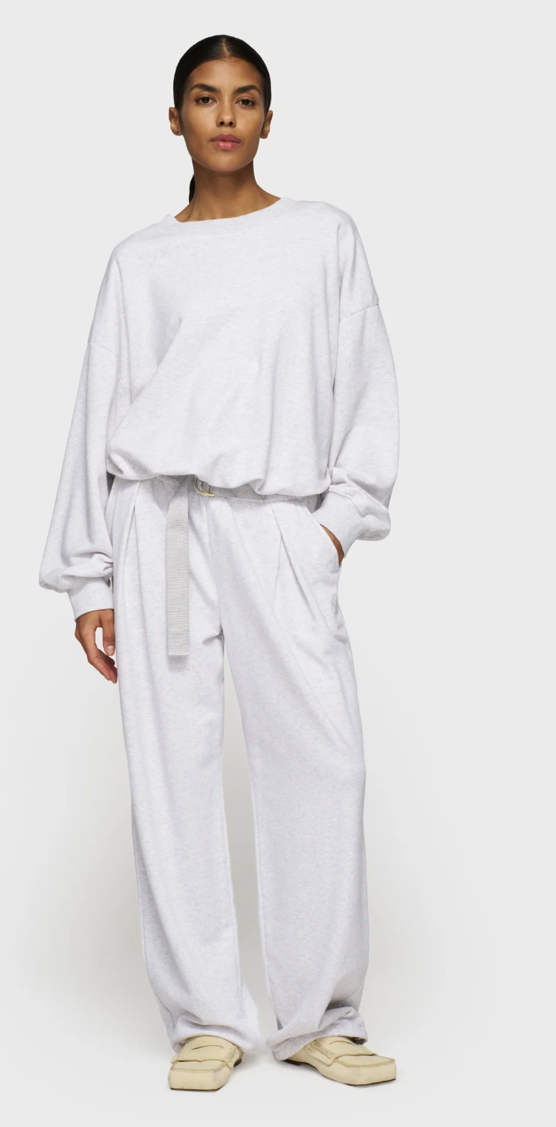 Belt Jogger white grey  - 10DAYS