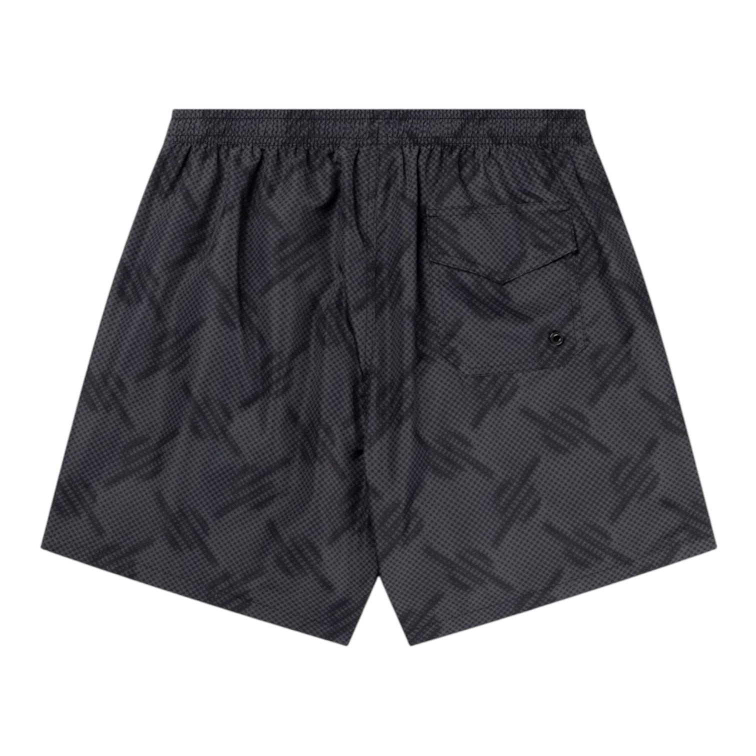 Daily Paper Black Dotted Monogram Swimshorts Back