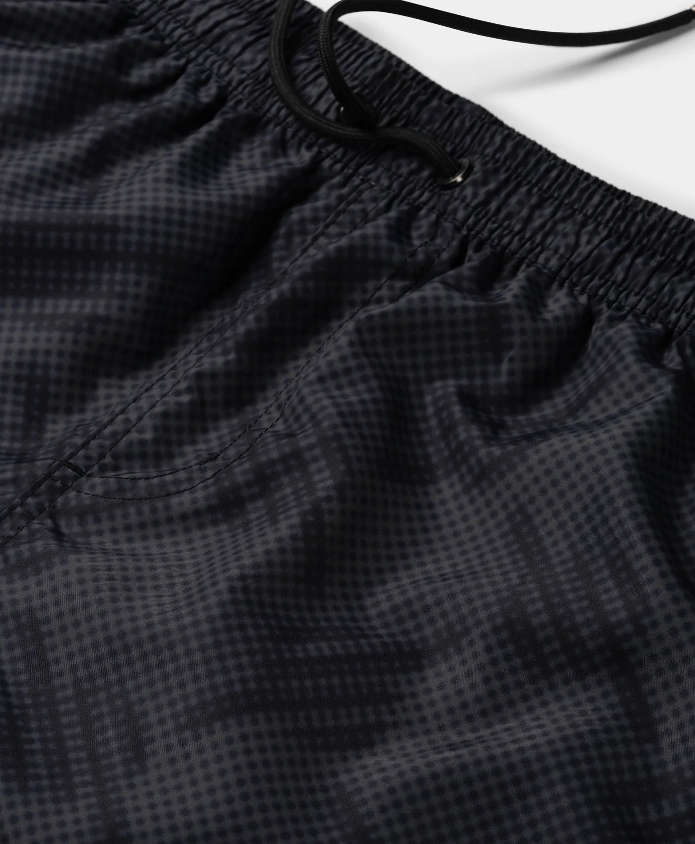 Daily Paper Black Dotted Monogram Swimshorts Detail