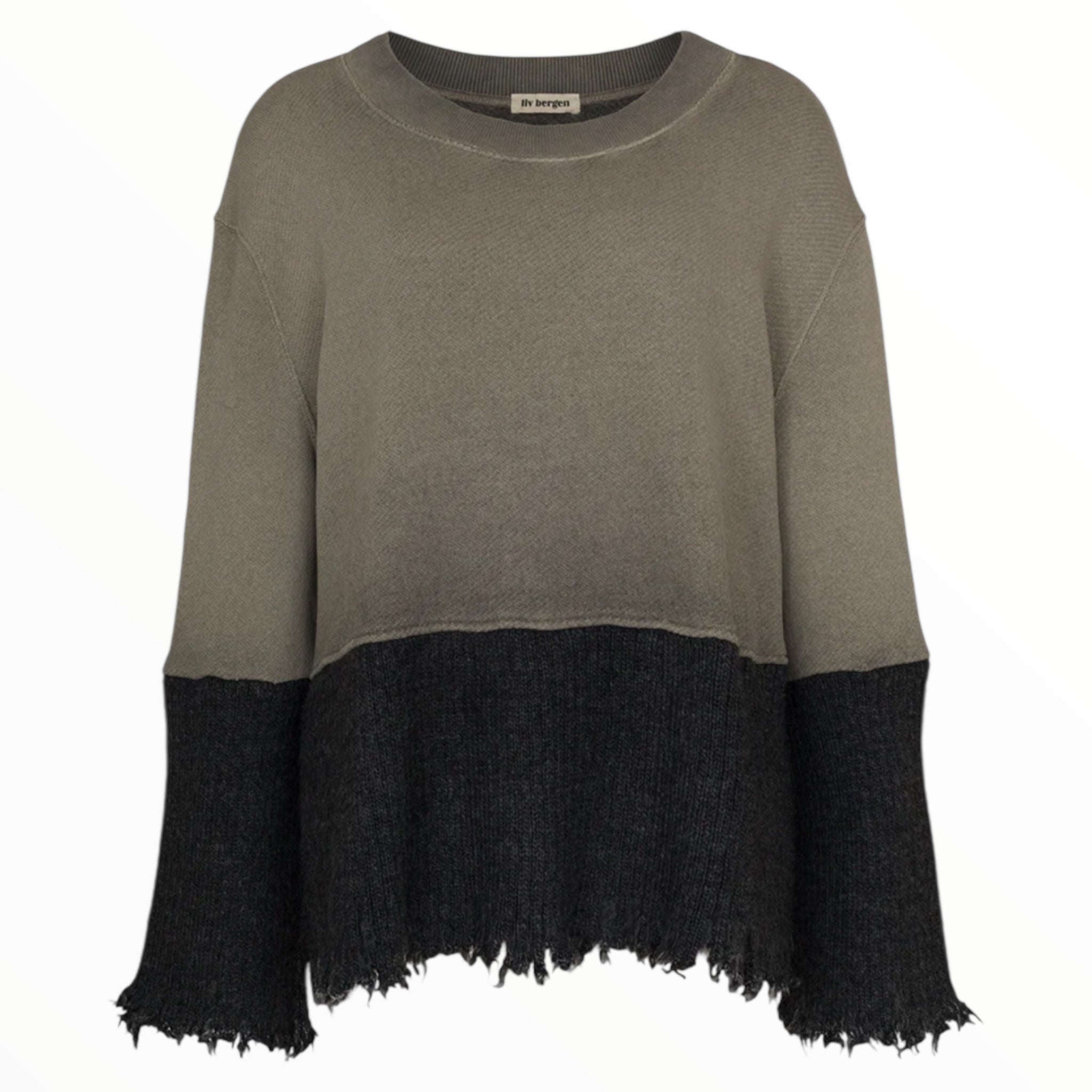 Sweater Planet COLD DYE Mocca  - LIV BERGEN