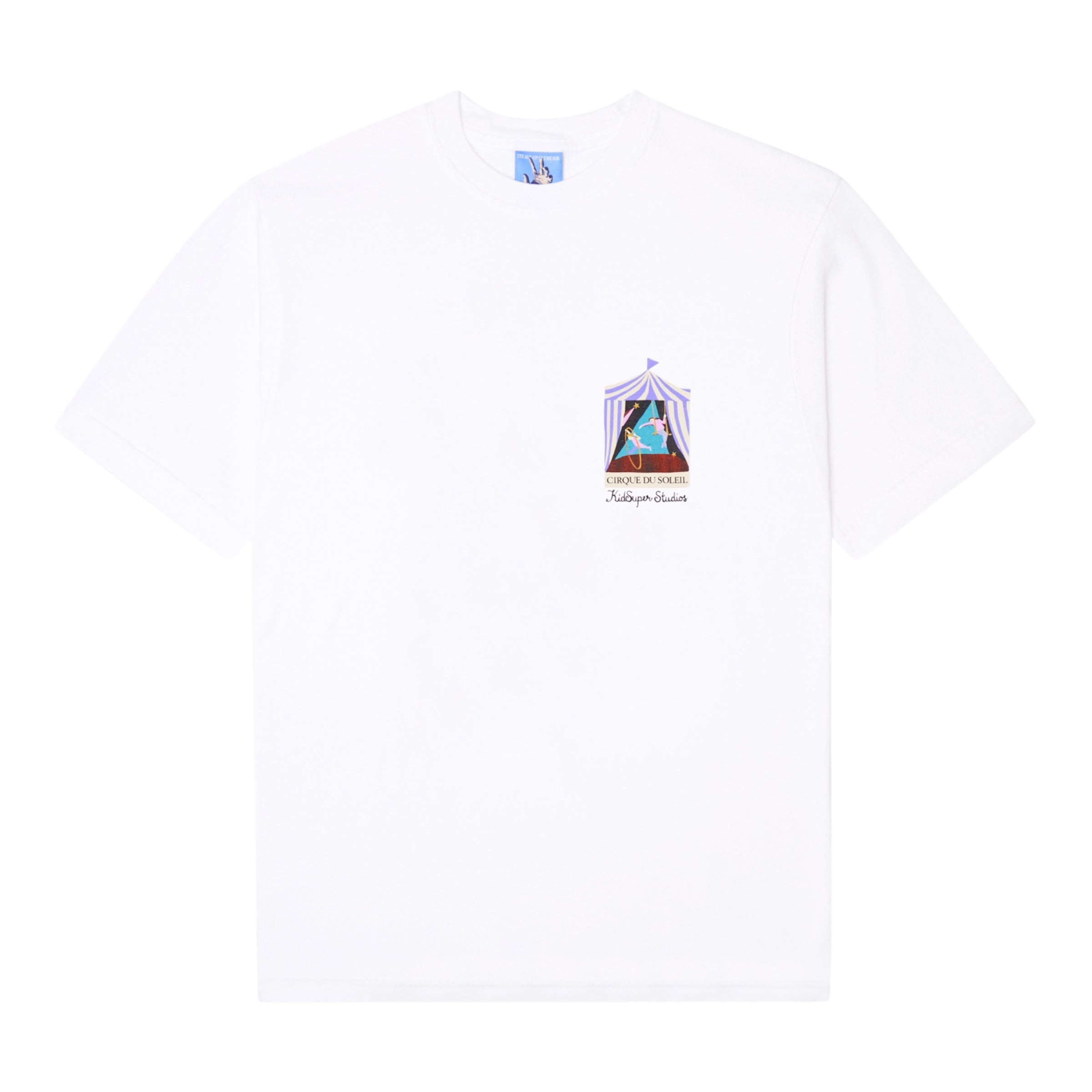 KidSuper Cirque Du Soleil Flag Tee White Front