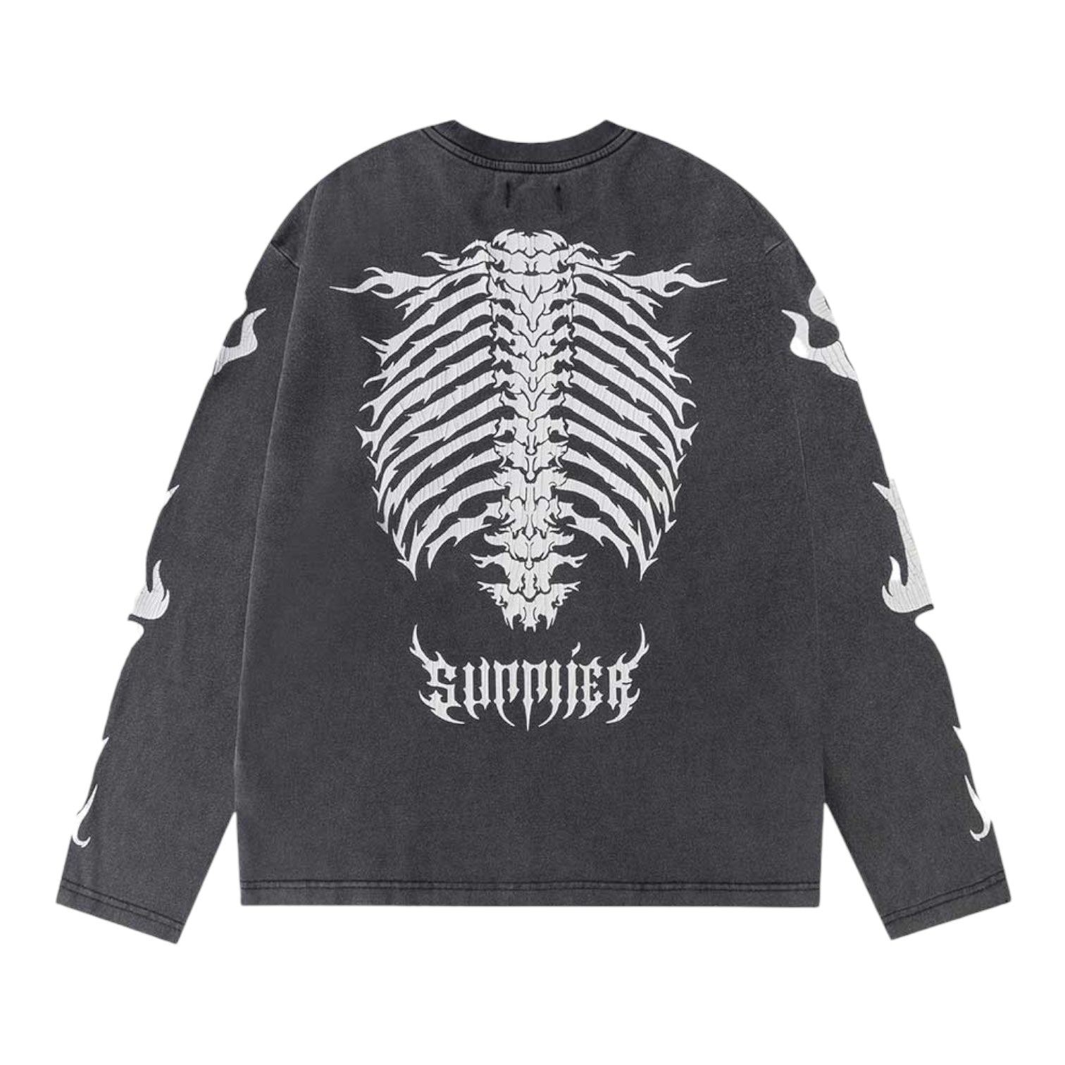 Supplier Tokyo Fire Spine Long Sleeve Tee Back
