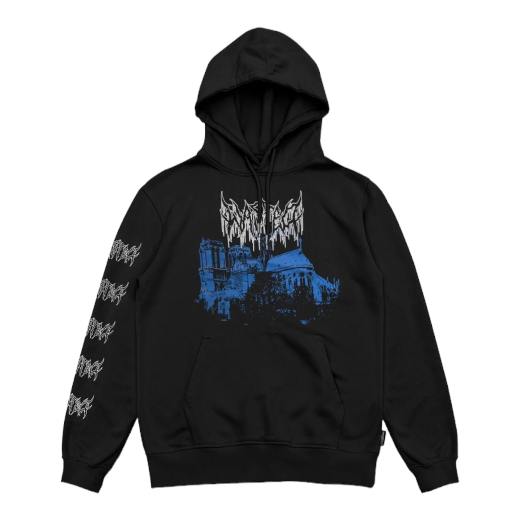 Wasted Paris Hoodie Vault Black Front