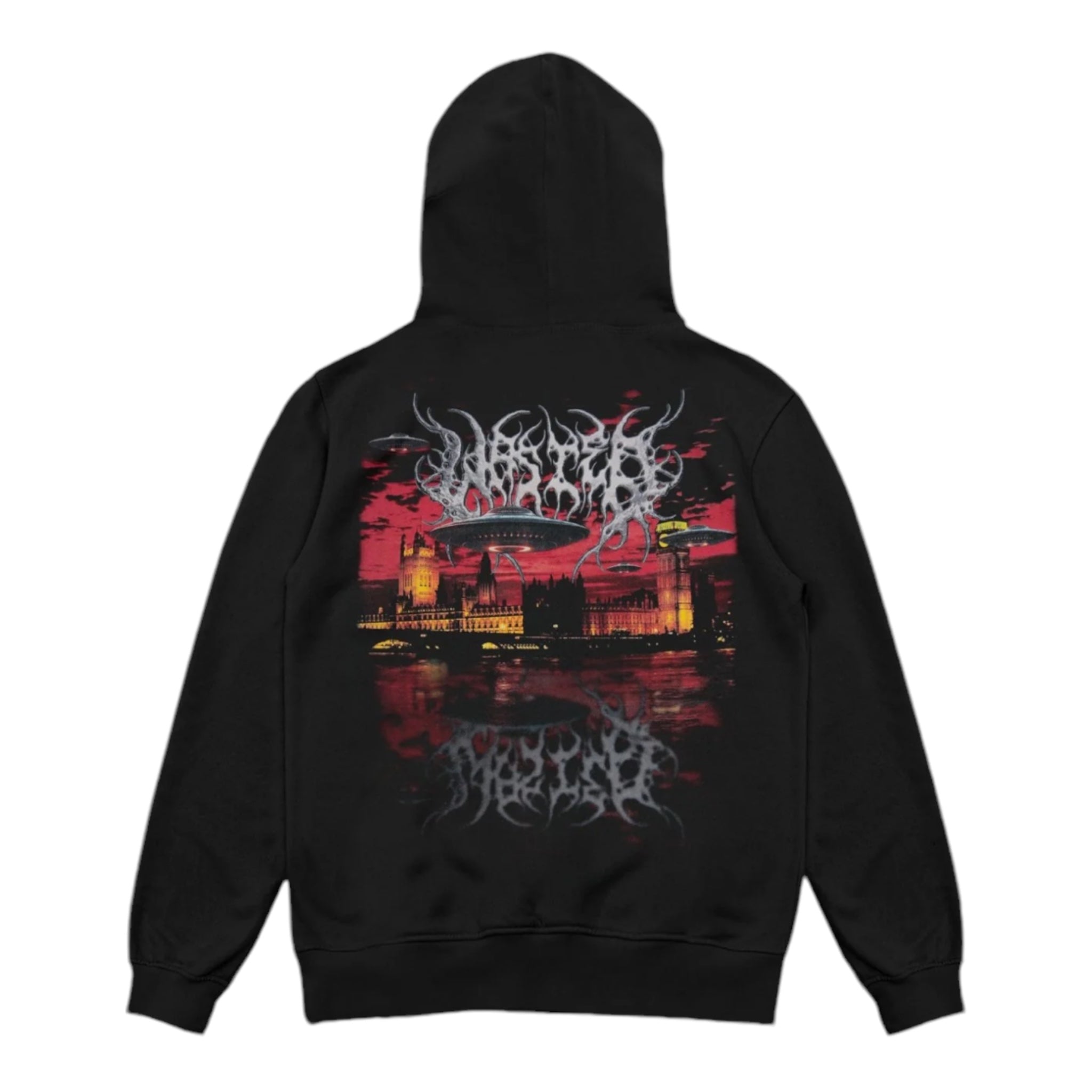 Wasted Paris Skylab Zip Hoodie Black Back