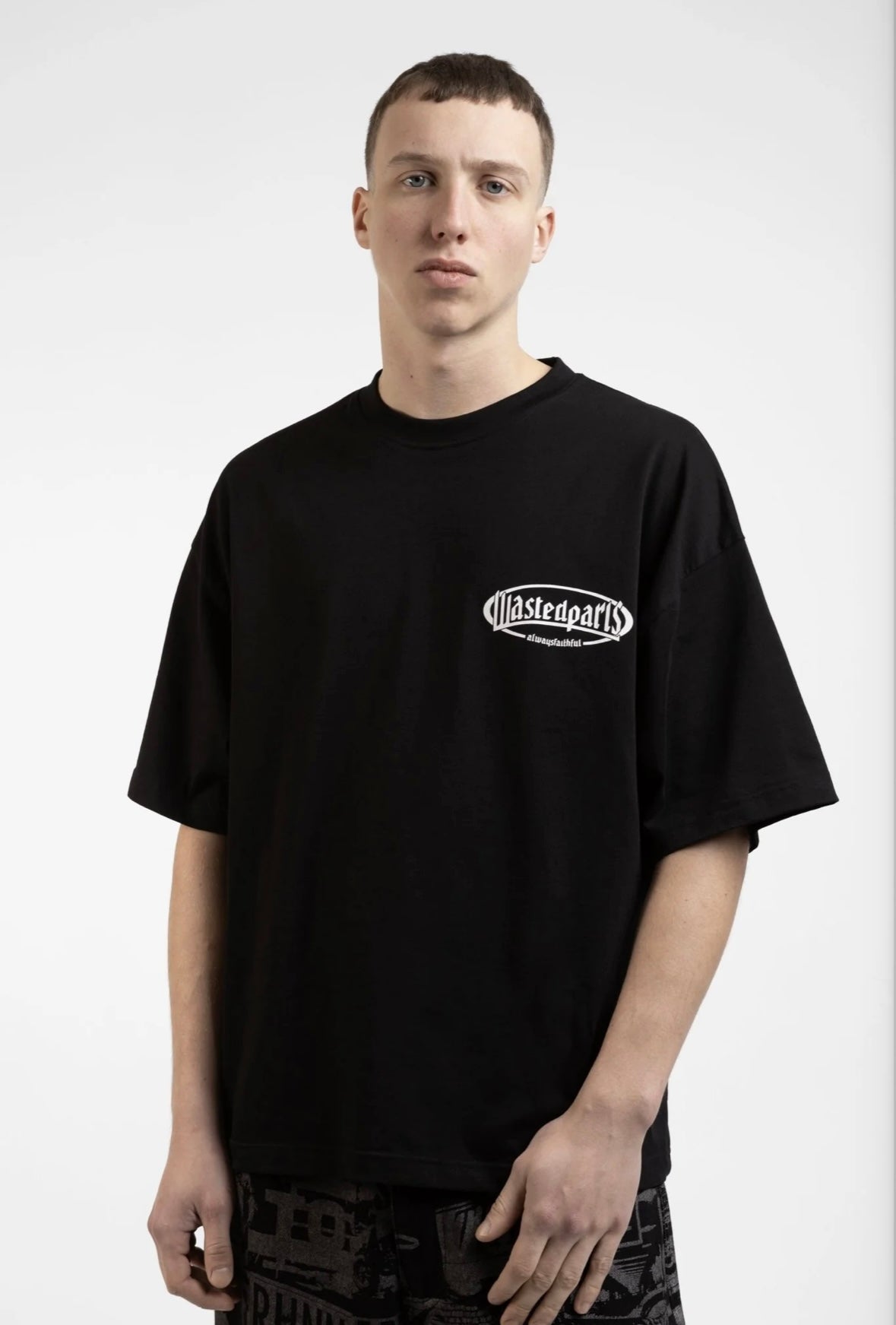 Wasted Paris Yard Boxy T-Shirt Black Fit