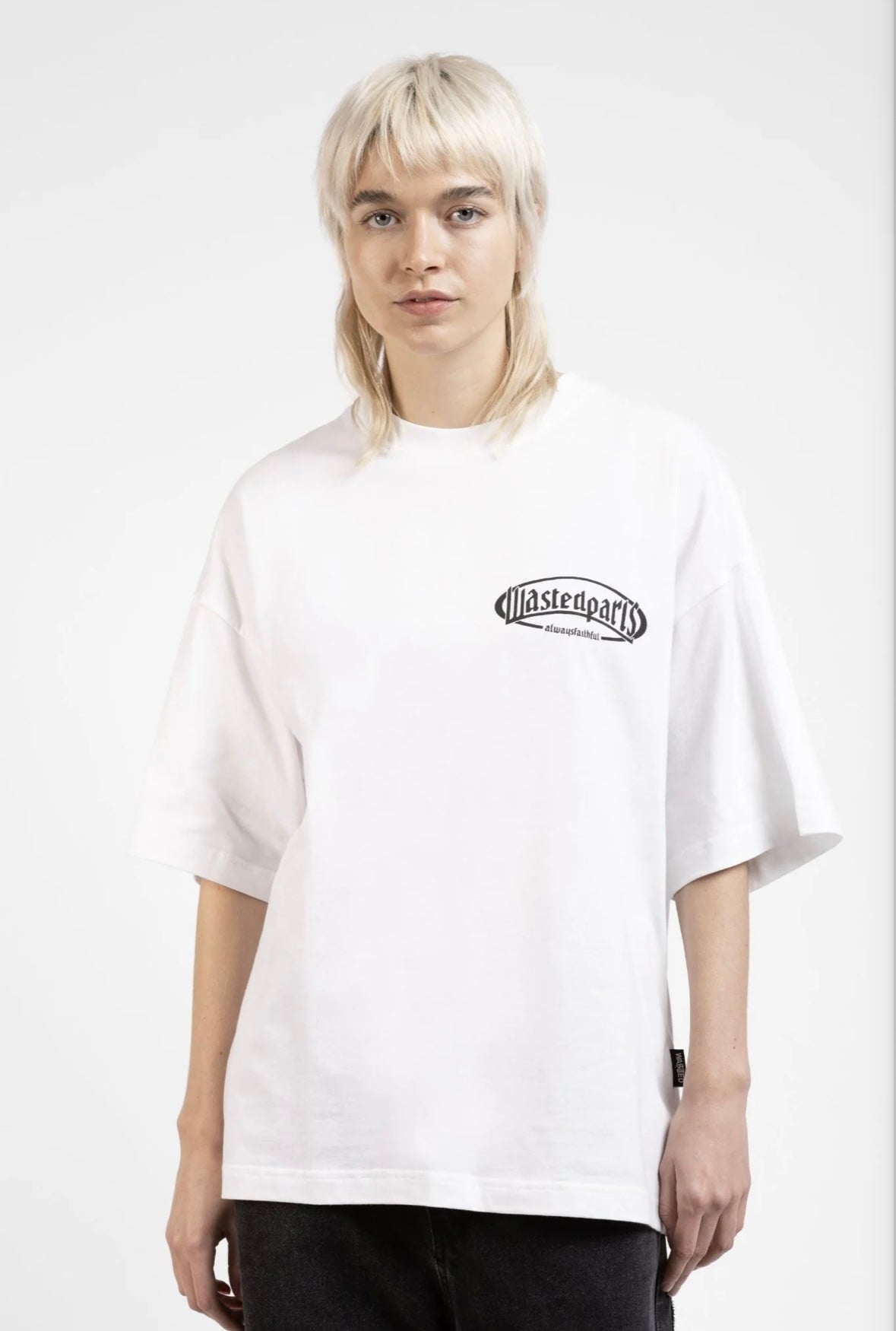 Wasted Paris Yard Boxy T-Shirt White Fit