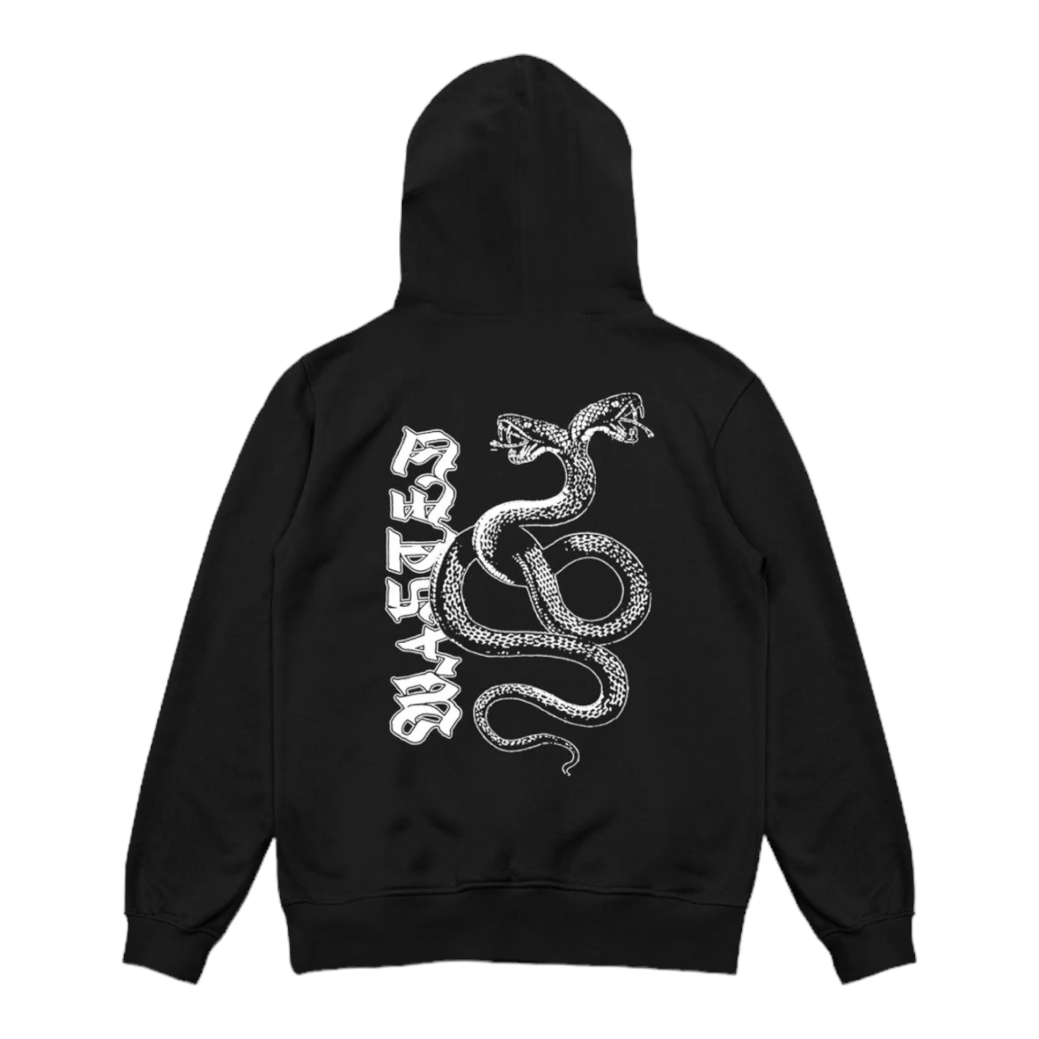 Wasted Paris Zip Hoodie Lethal Black Back