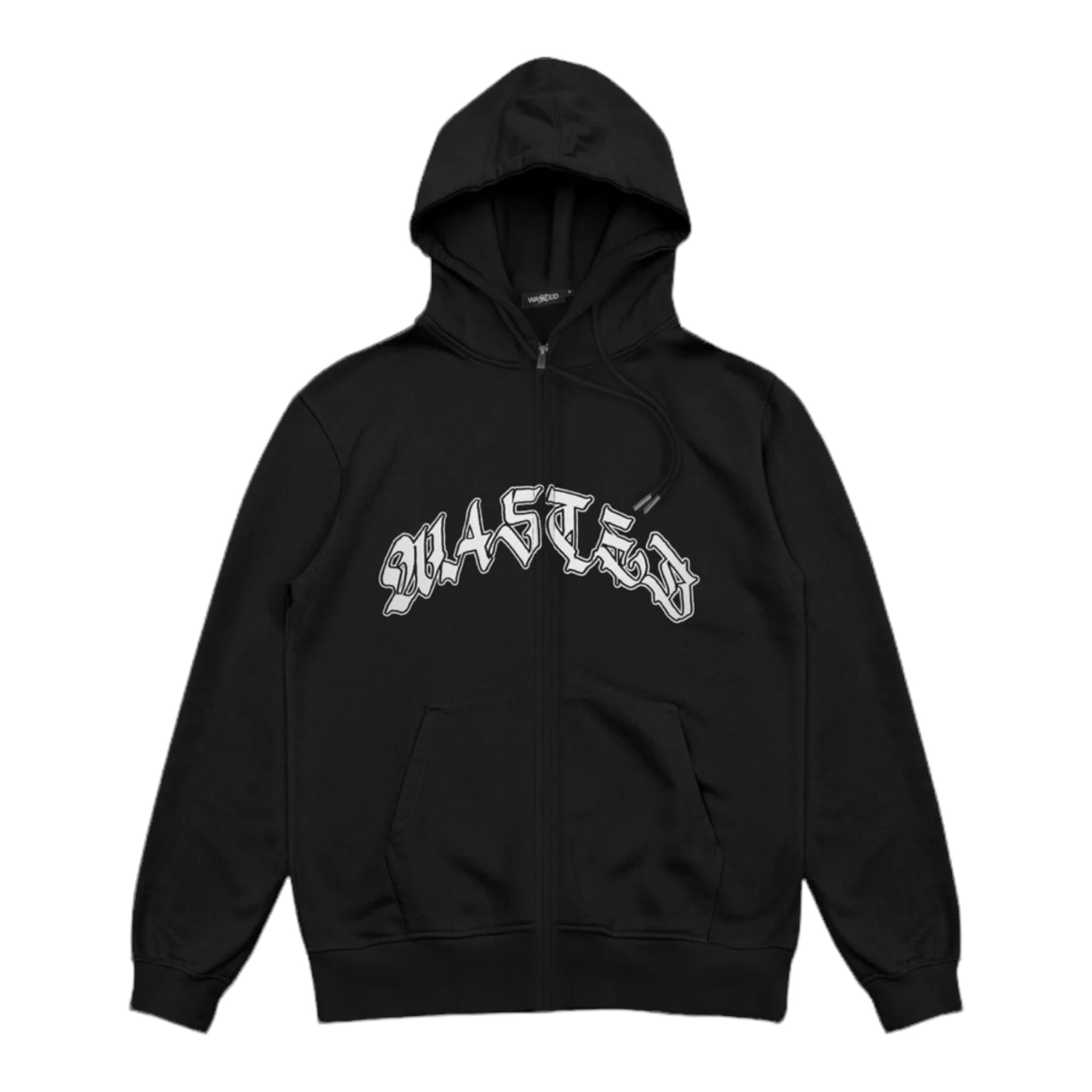 Wasted Paris Zip Hoodie Lethal Black Front