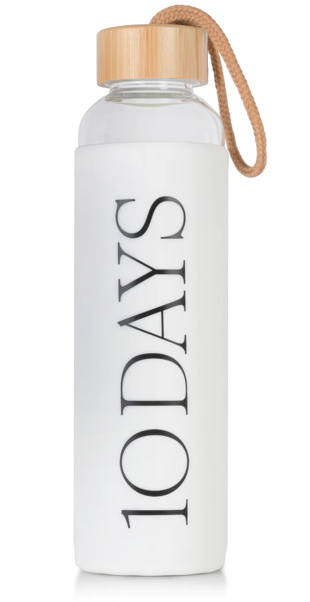 Water Bottle white  - 10Days Amsterdam