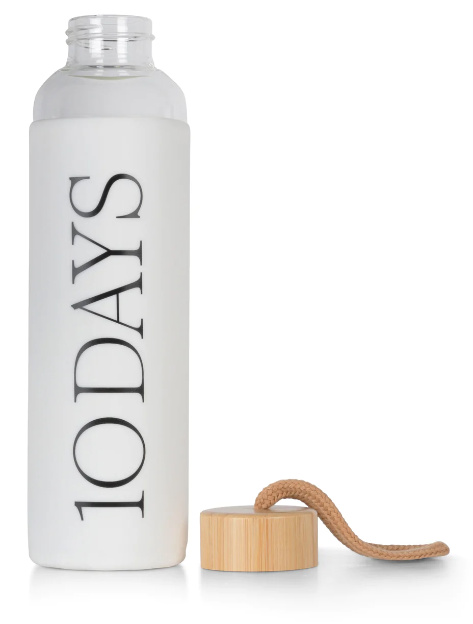 Water Bottle white  - 10Days Amsterdam
