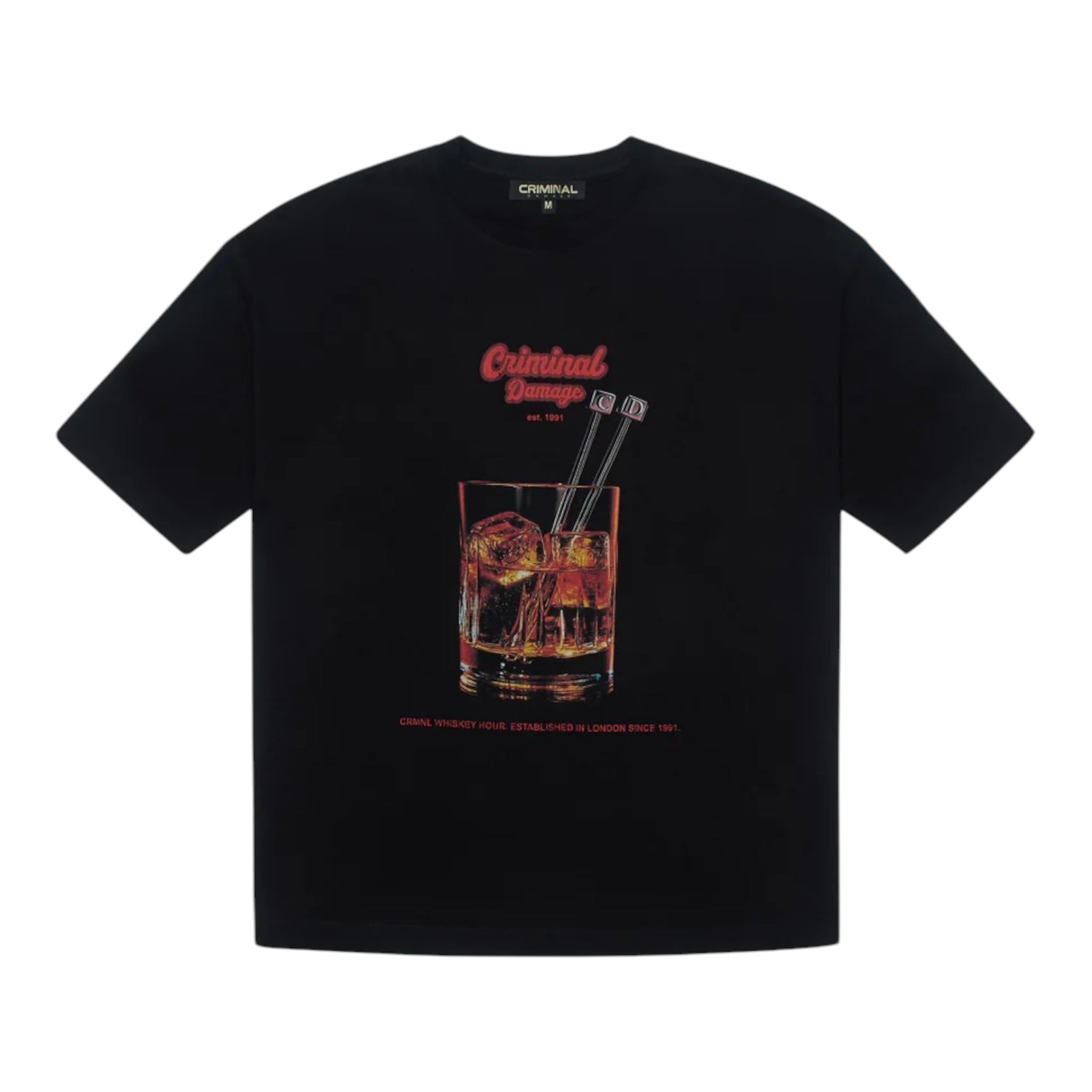 Whiskey Hour T-Shirt - Criminal Damage