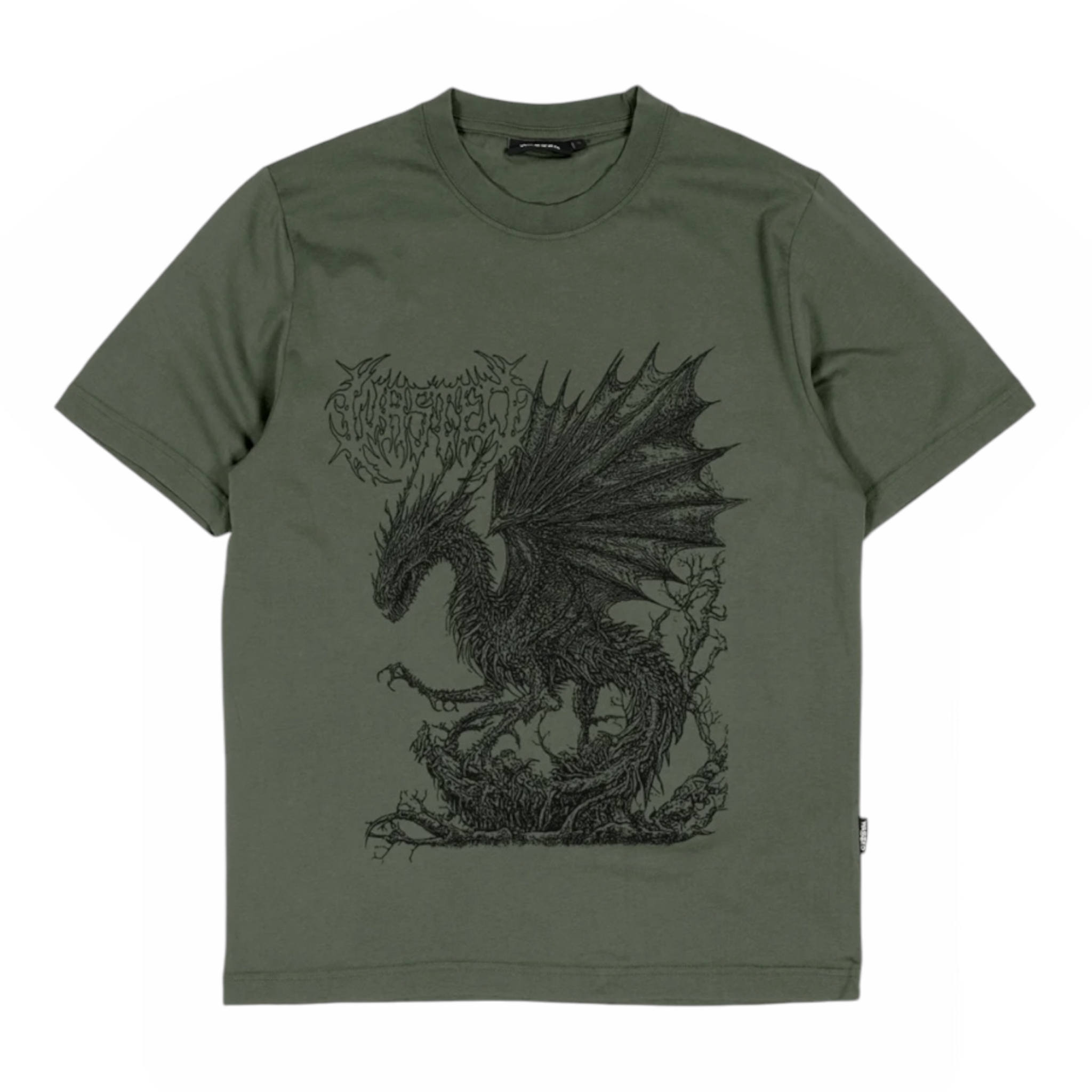 Balaur T-Shirt Olive Khaki - Wasted Paris