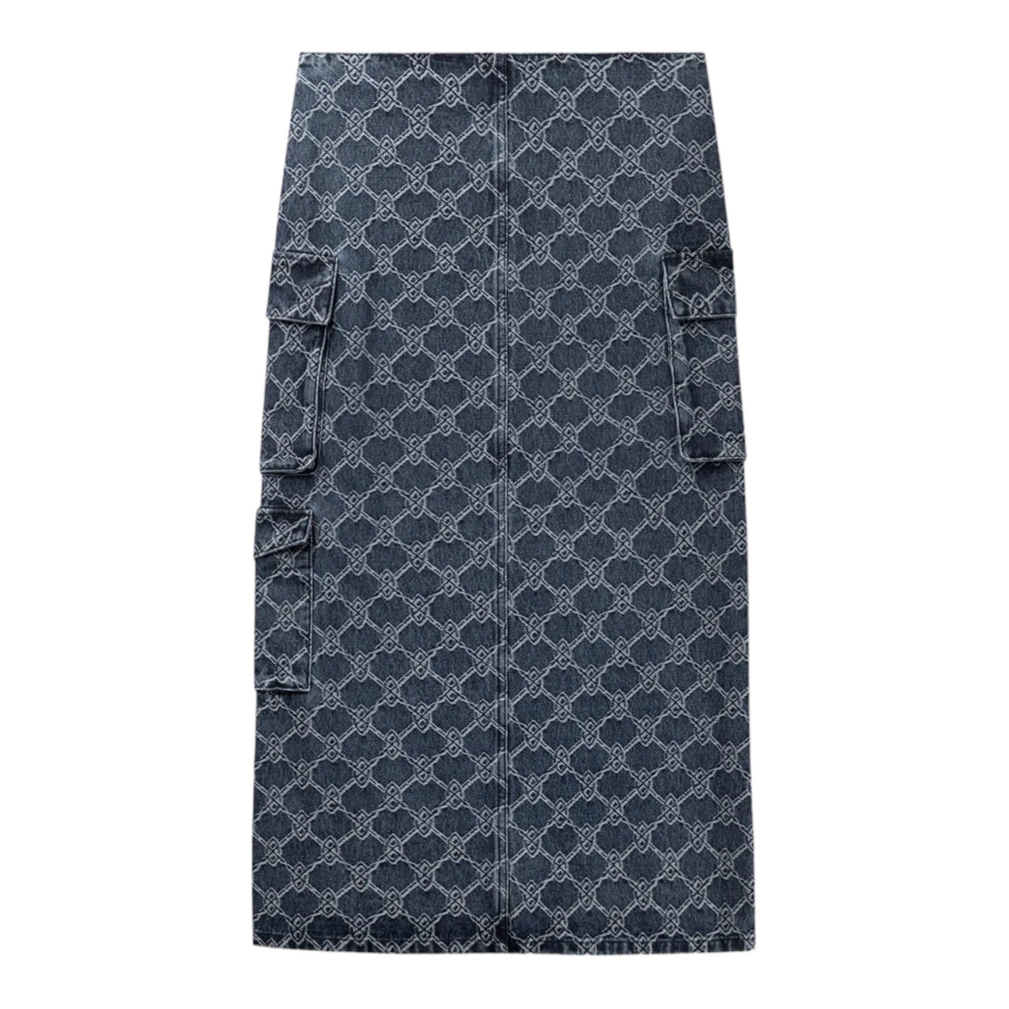 Blue Zora Denim Cargo Skirt - Daily Paper