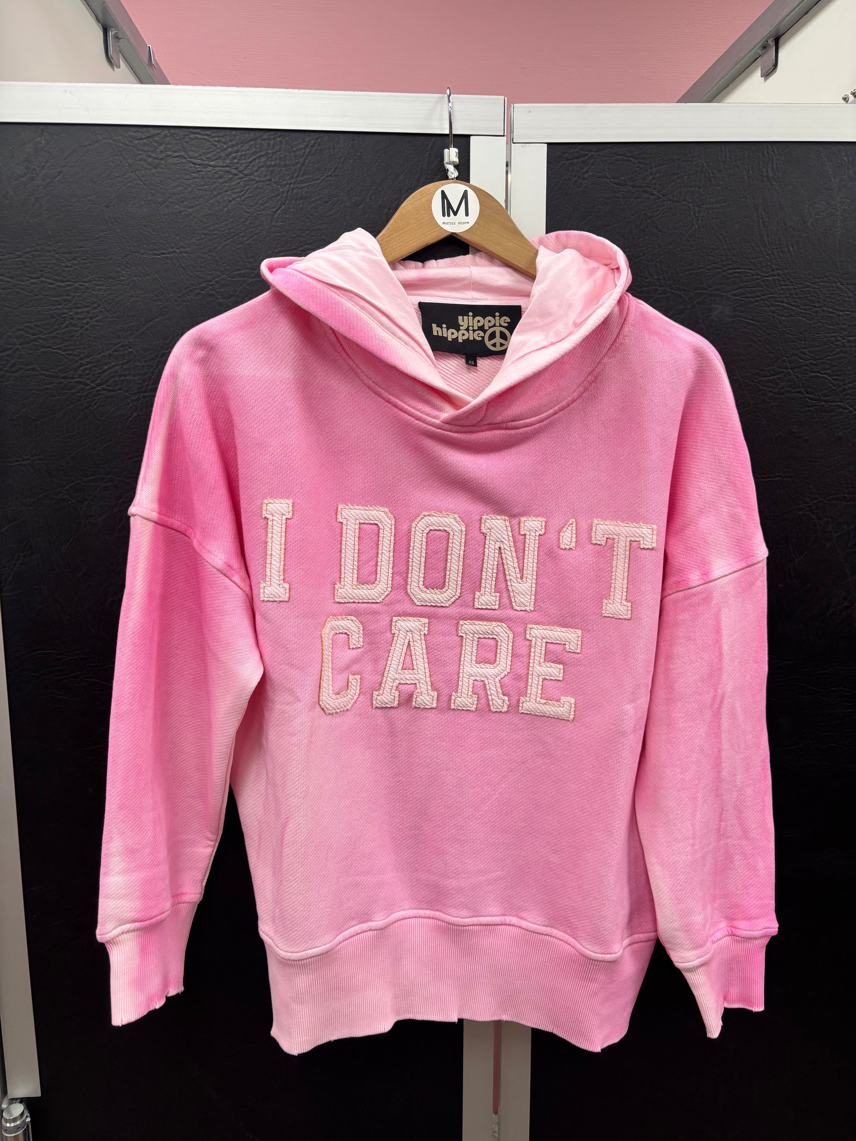 Hoodie  I DON´T CARE- YIPPIE HIPPIE