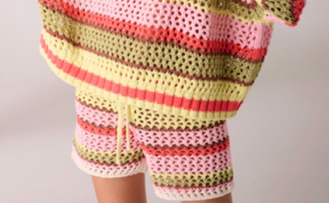 CROCHET_SHORT_MULTE LIMETTE - Liv Bergen