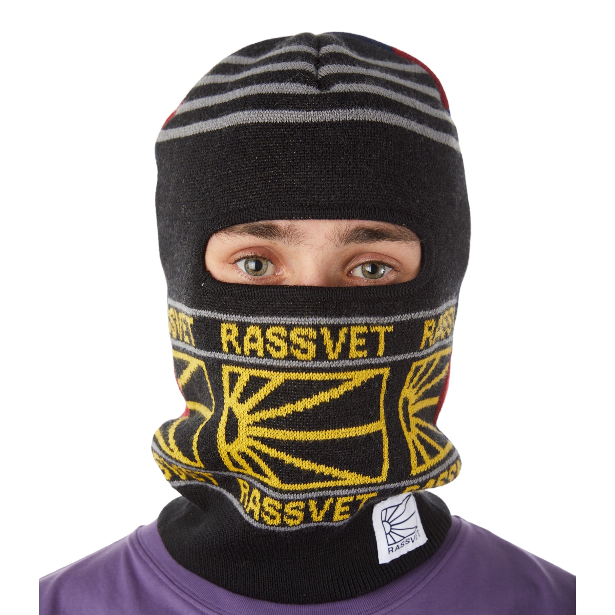 Men Multi Panel Balaclava Knit - Rassvet