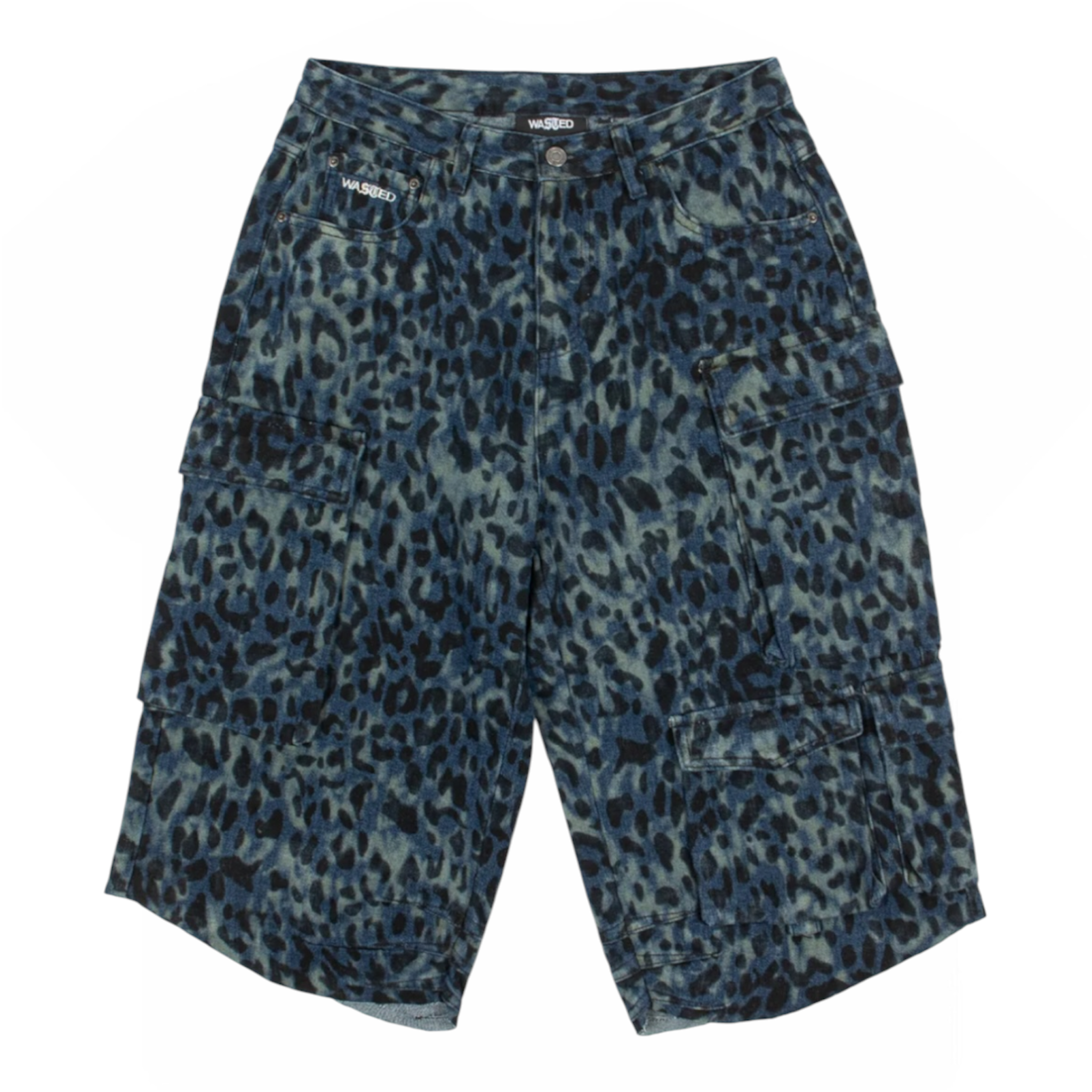 Cheetah Grant Shorts Blue Camo - Wasted Paris