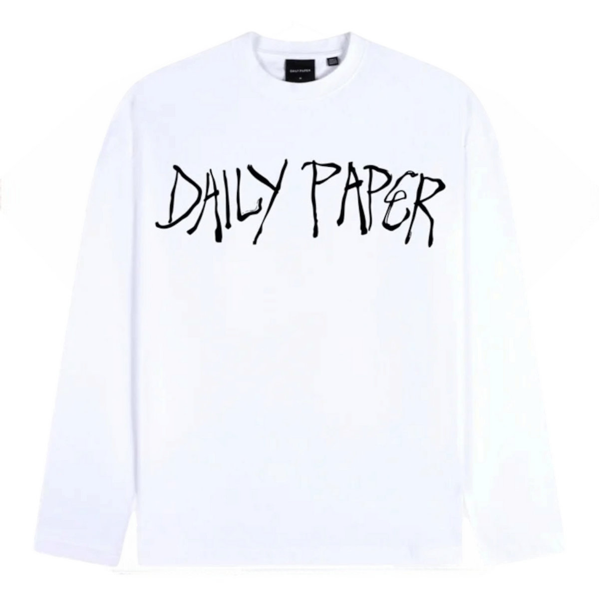 Scribble LS T-Shirt White - Daily Paper