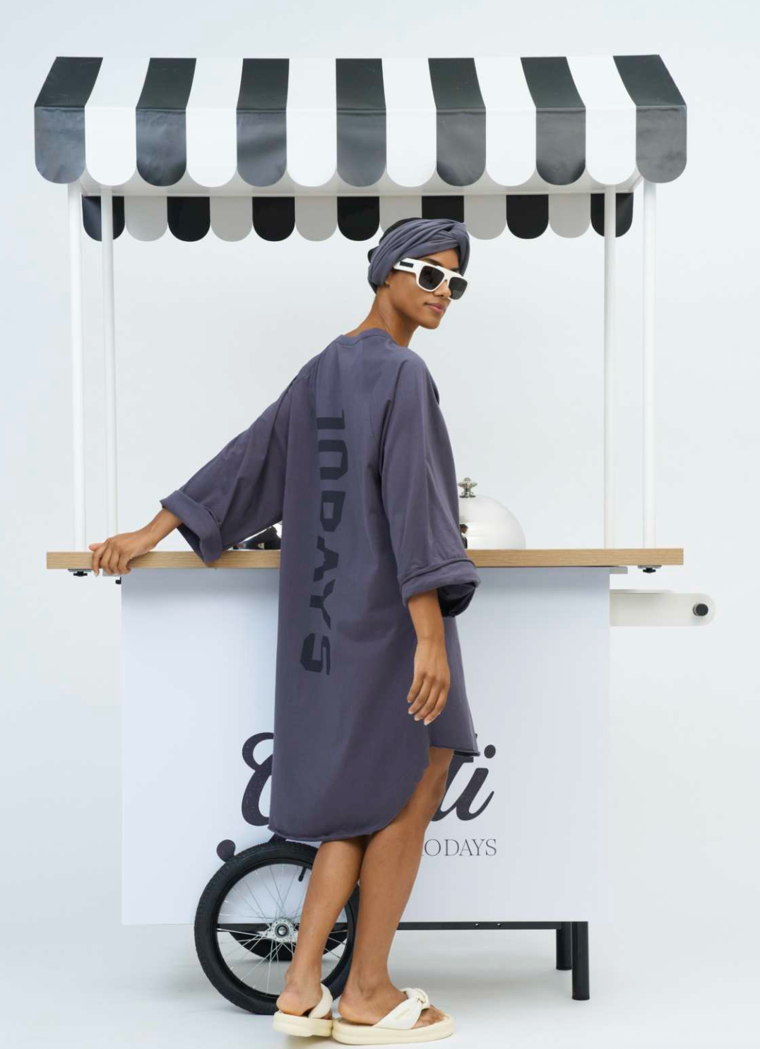jersey logo dress 10 DAYS