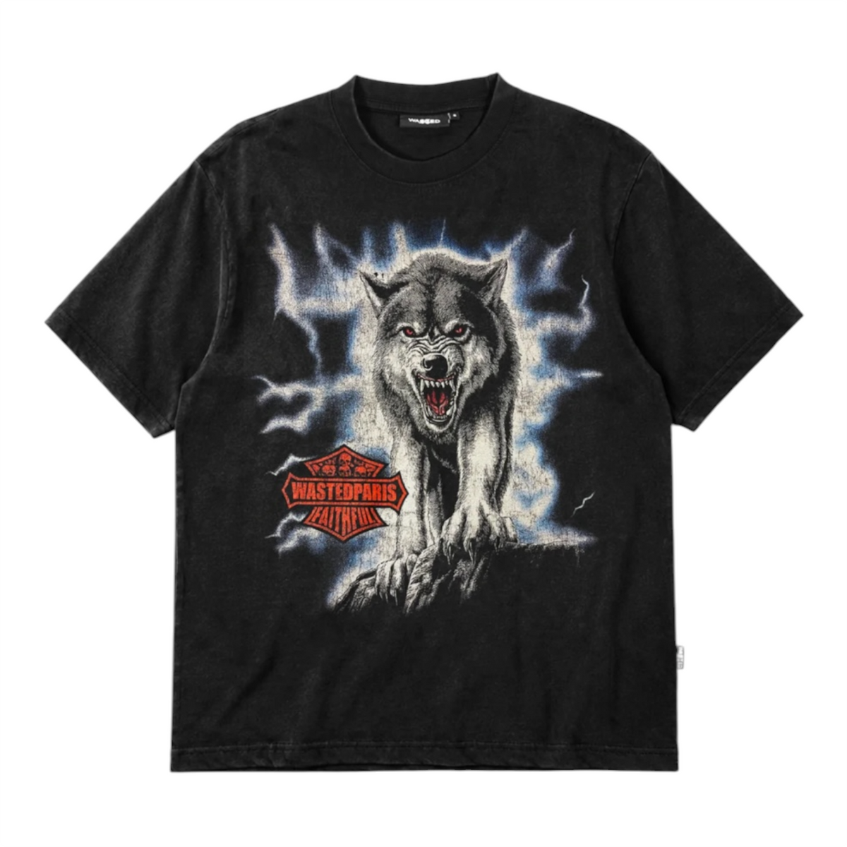 Howl T-Shirt Faded Black - Wasted Paris