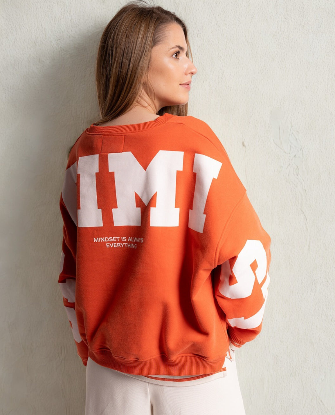 Sweater oversized Optimist flame  - The Shirt Project