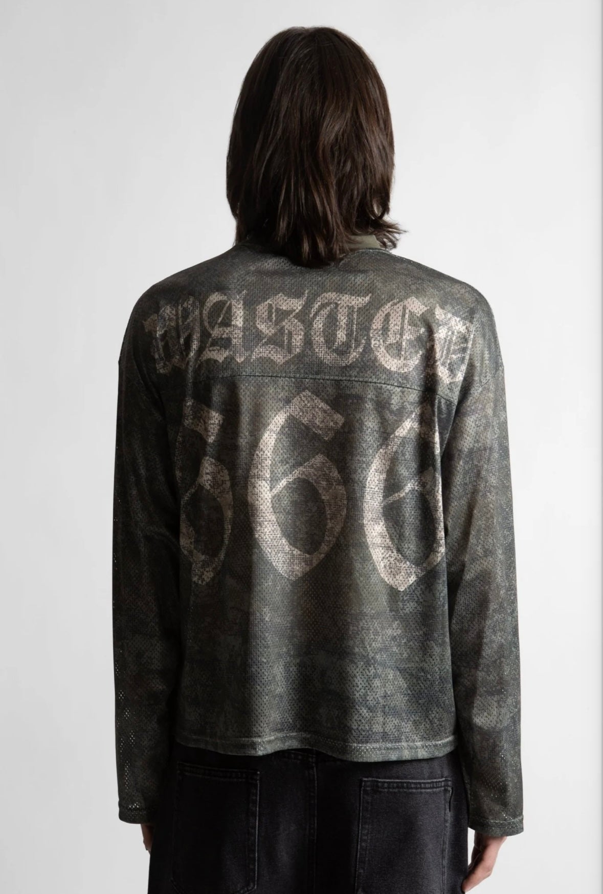 Swarm Mesh Longsleeve Olive Khaki Camo - Wasted Paris