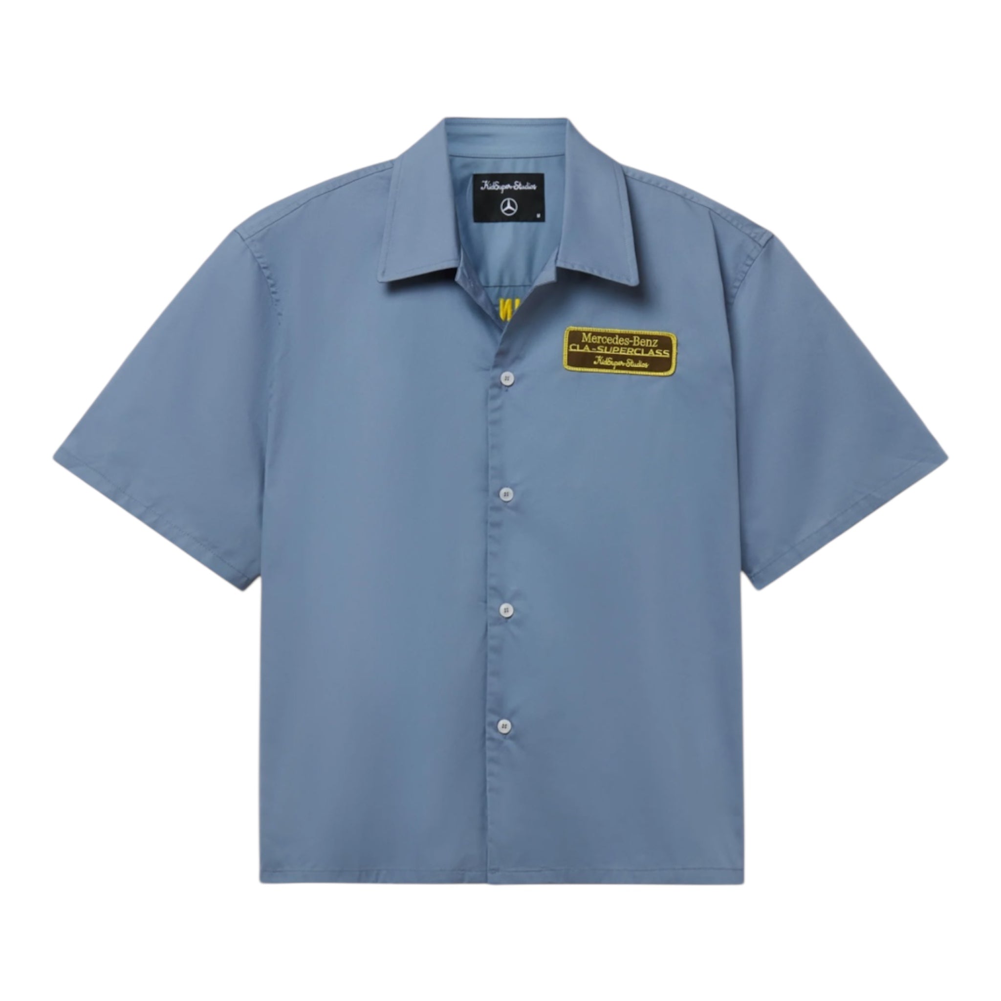 KidSuper X Mercedes Benz Cropped Work Shirt - KidSuper