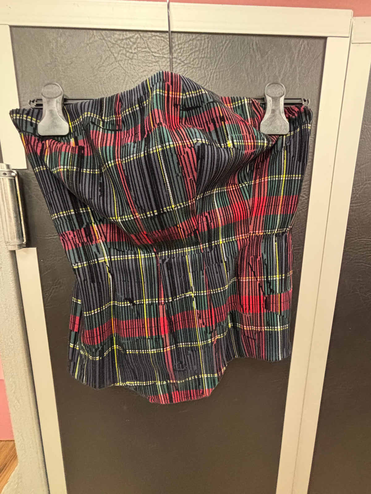 Bandeau TOP TARTAN BLU - SHIRTAPORTER