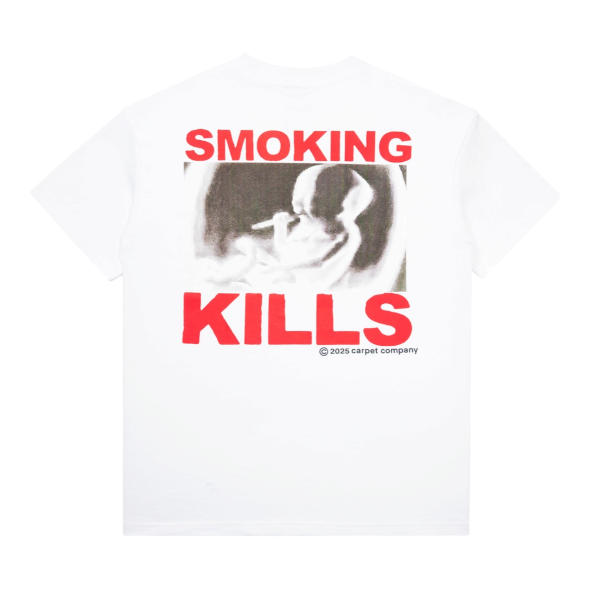 Smoking Kills T-Shirt White - Carpet Company
