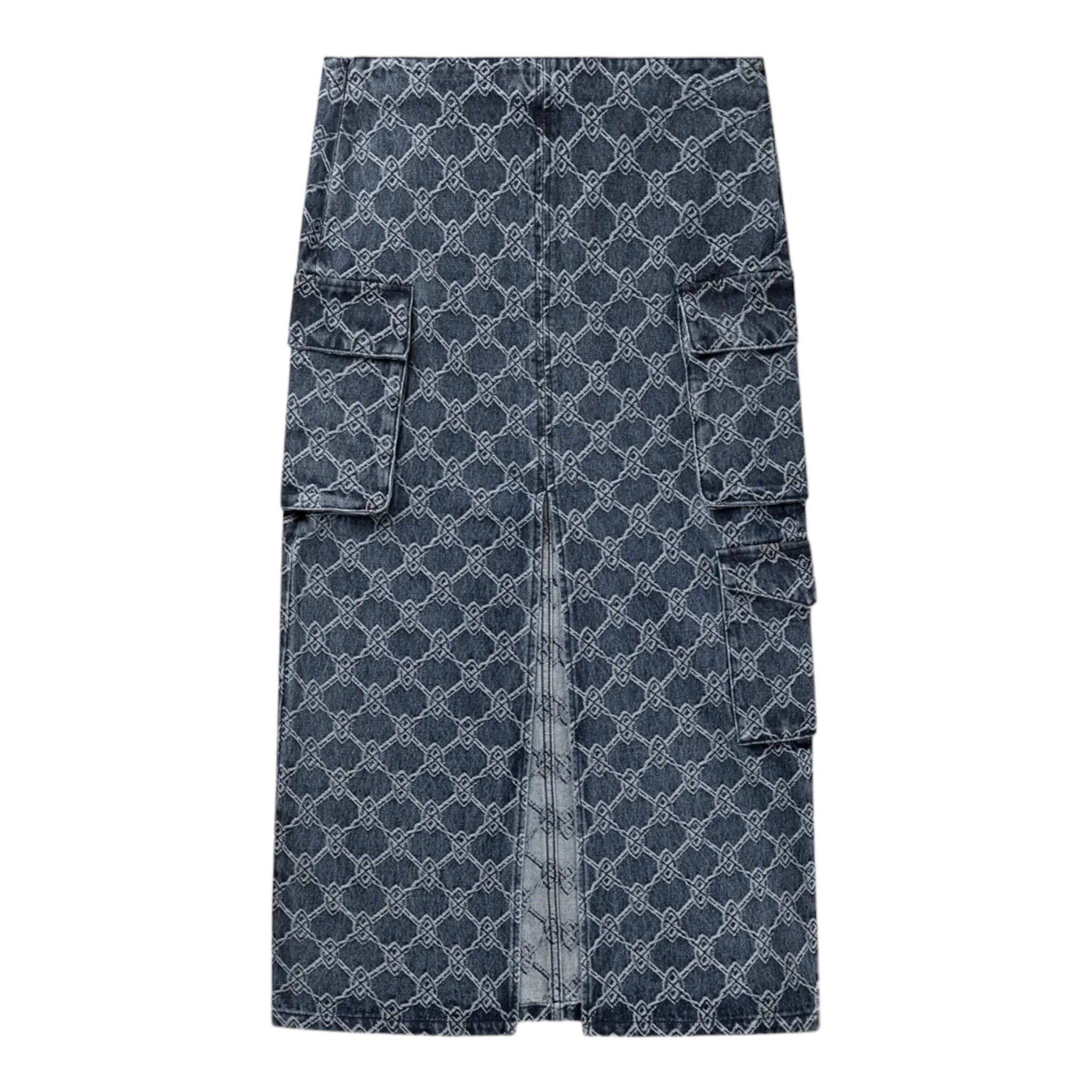 Blue Zora Denim Cargo Skirt - Daily Paper