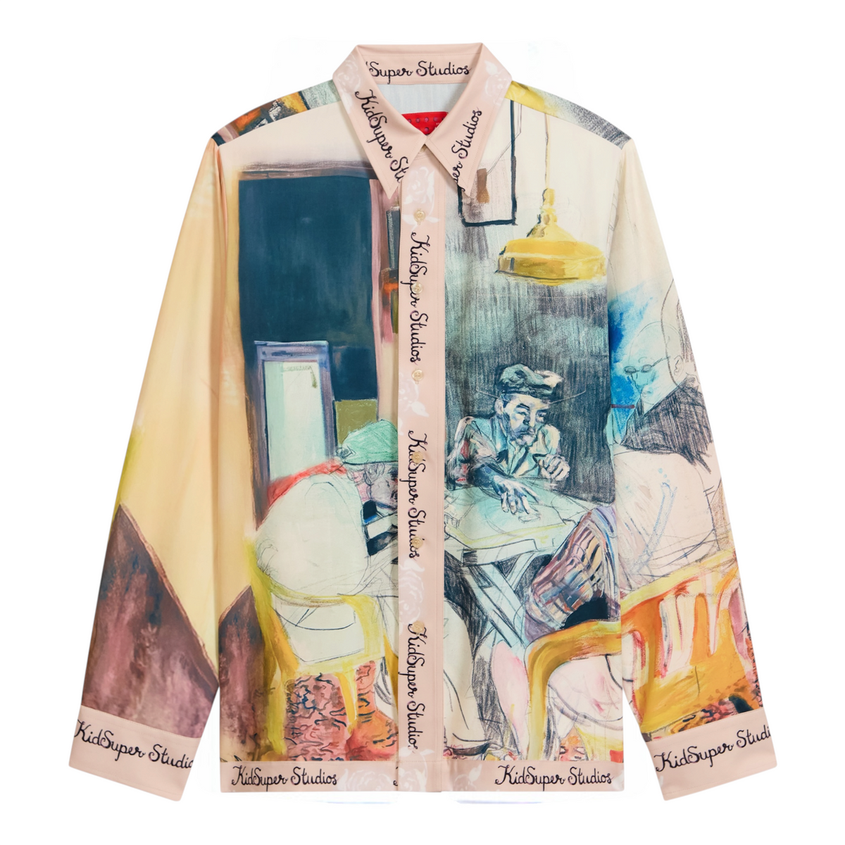 Dominos Button Up Mutli - KidSuper