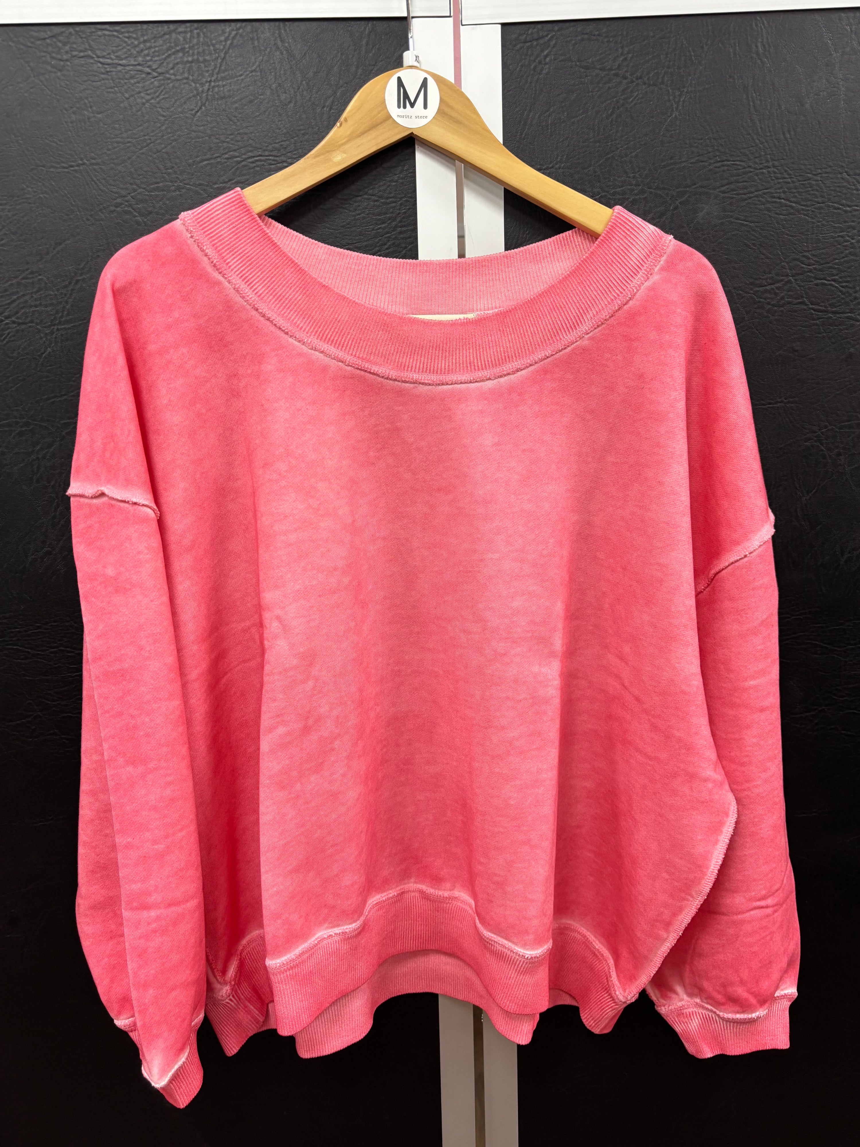 Sweater SKY_ CIRCLES FLAMINGO  - Liv Bergen
