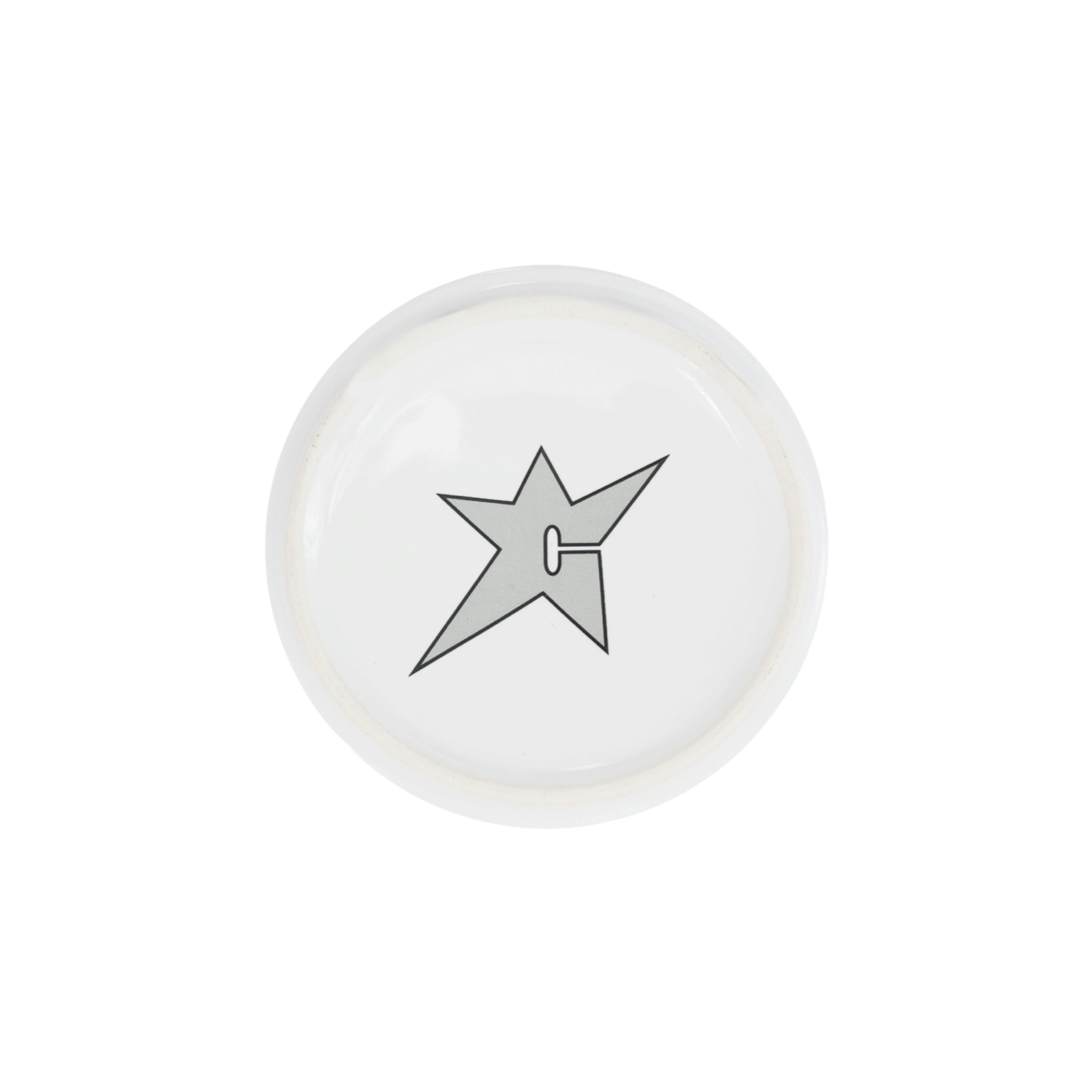 No Smoking Ashtray White  - Carpet Company