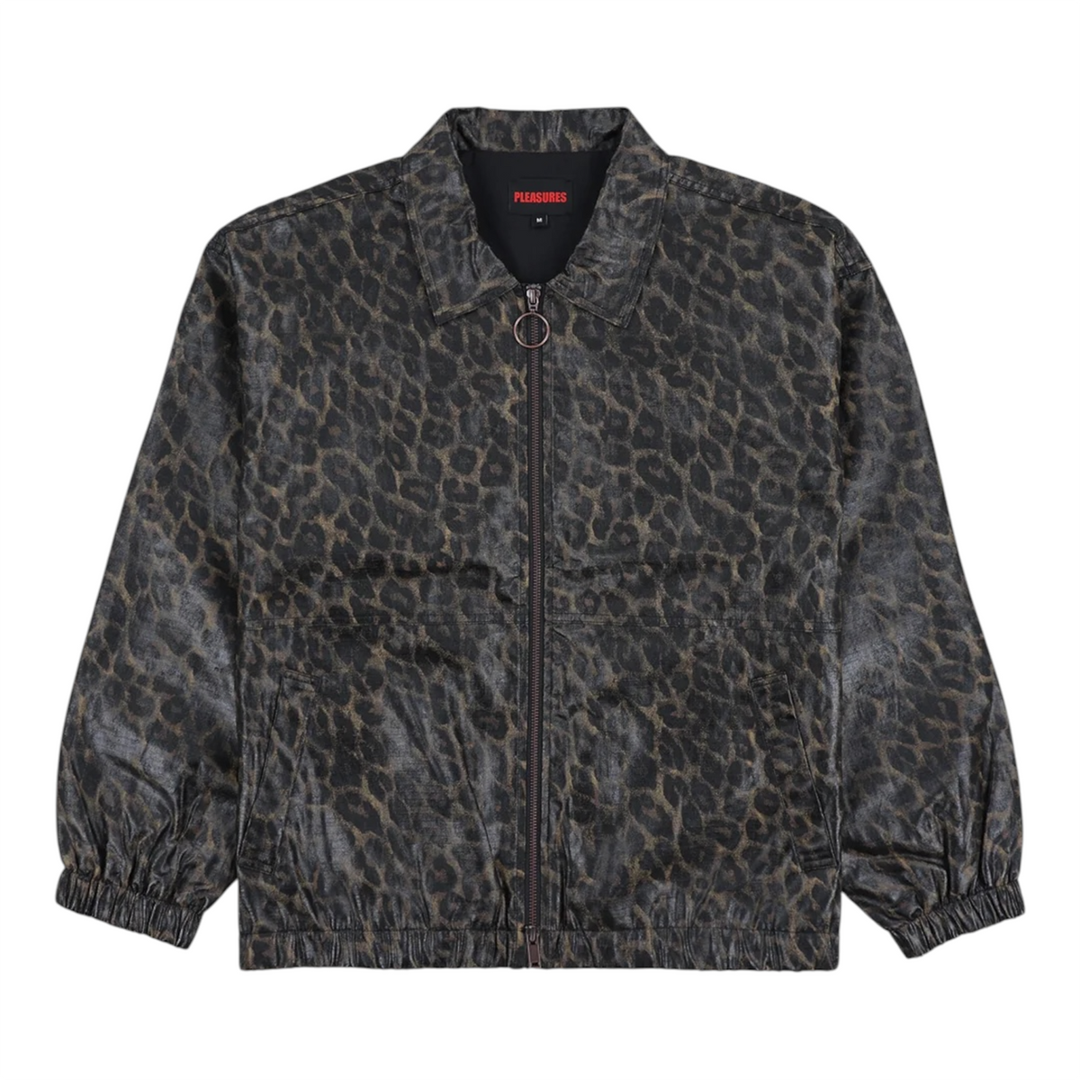 Leopard Waxed Jacket - Pleasures