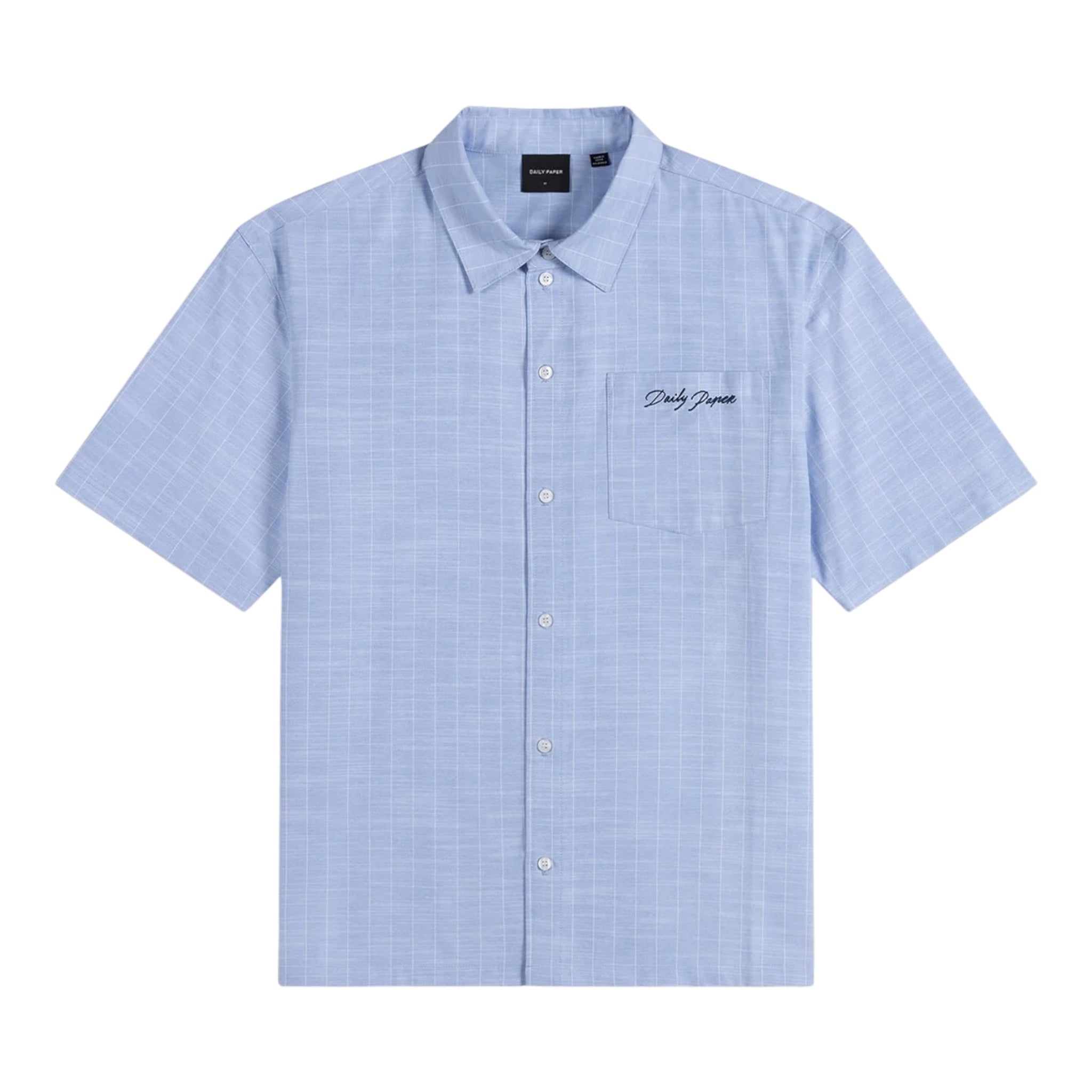 Blue Stripe Script Shirt - Daily Paper