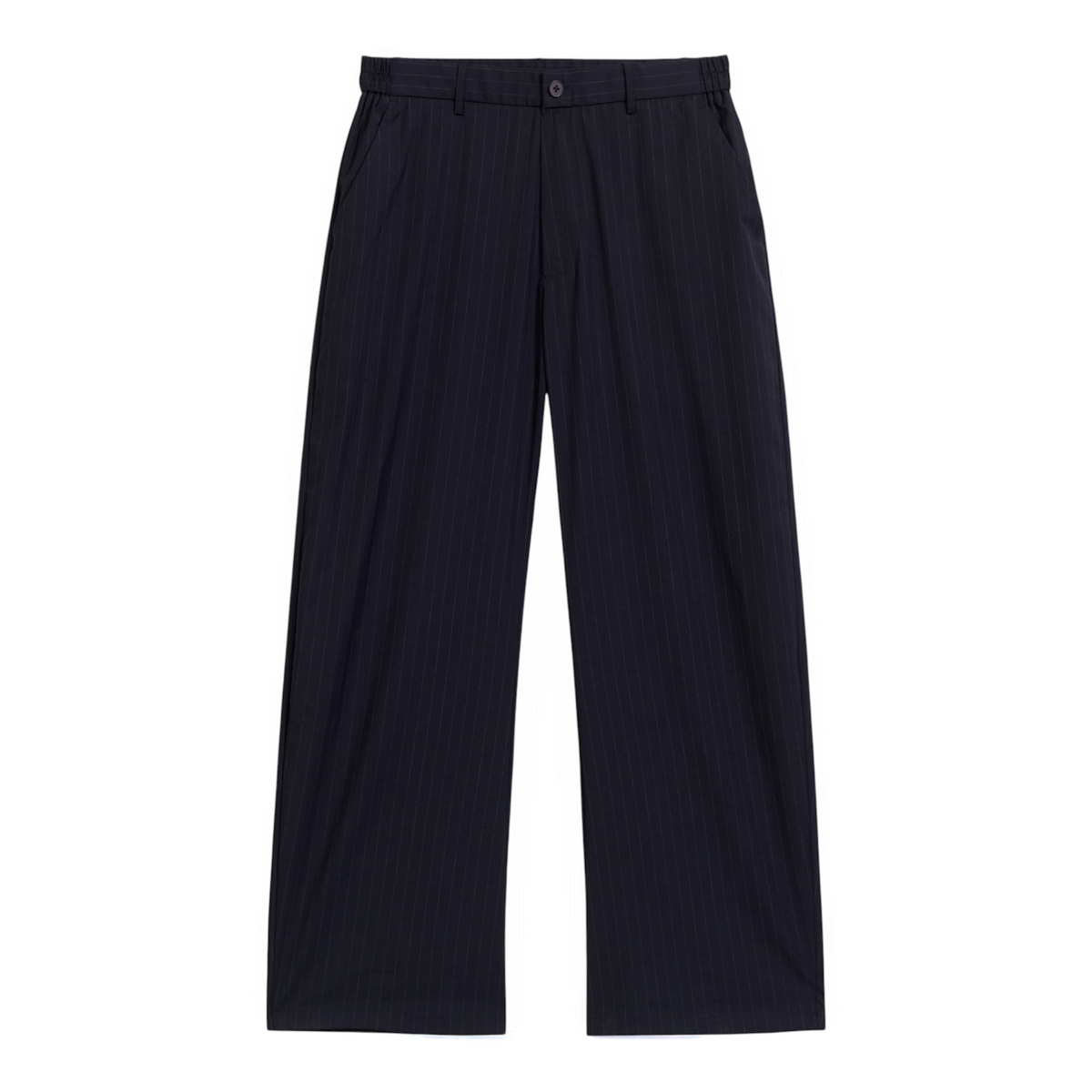 Pinstripe Tracksuit Pants Navy - KidSuper