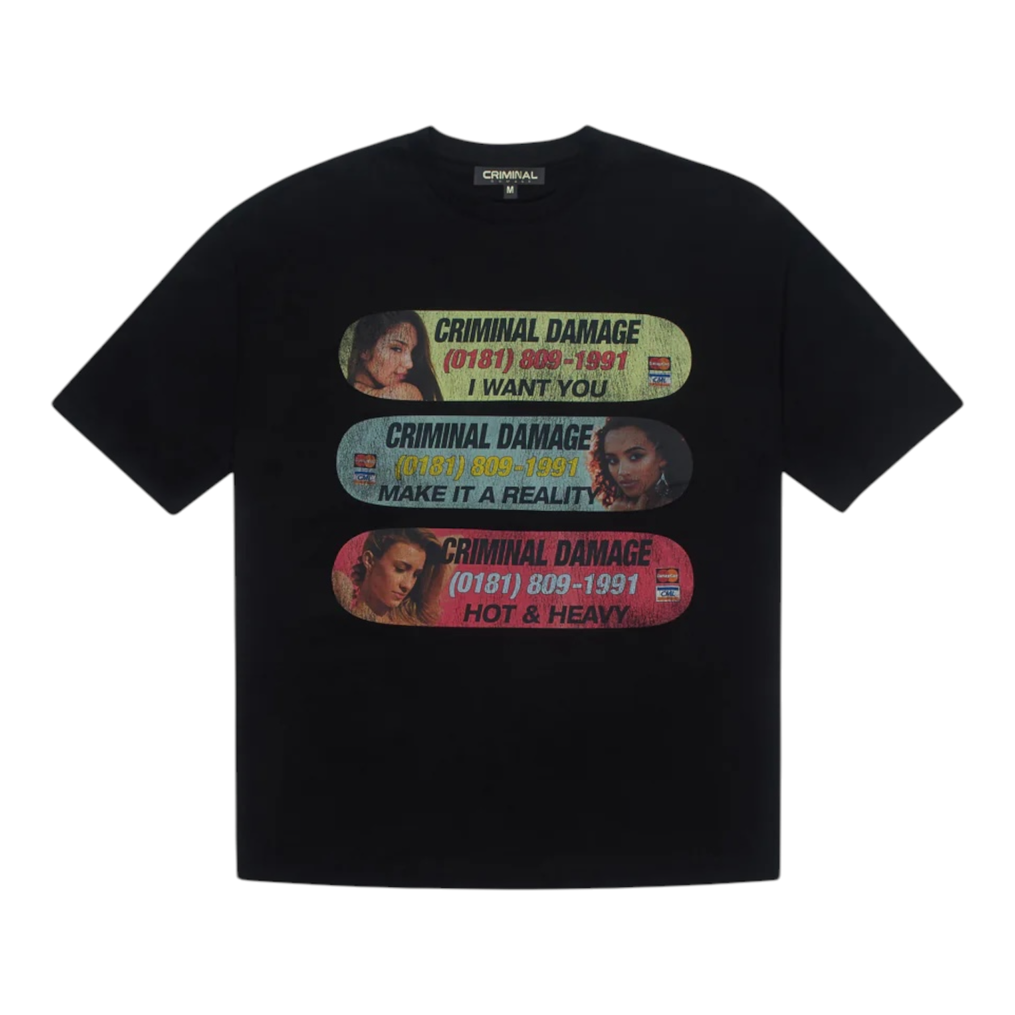 Hotline Reality T-Shirt - Criminal Damage