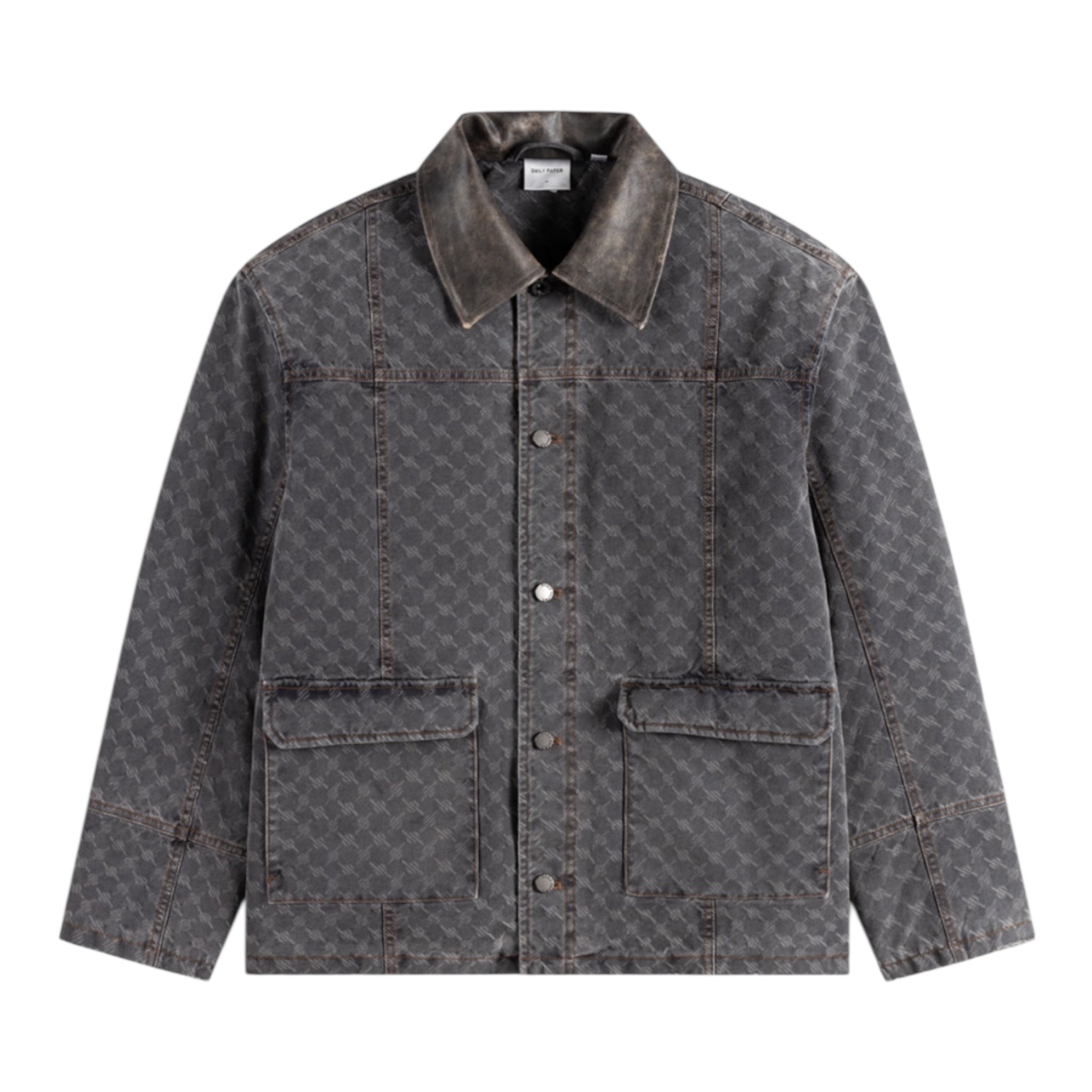 Monogram Worker Jacket Grey - Daily Paper