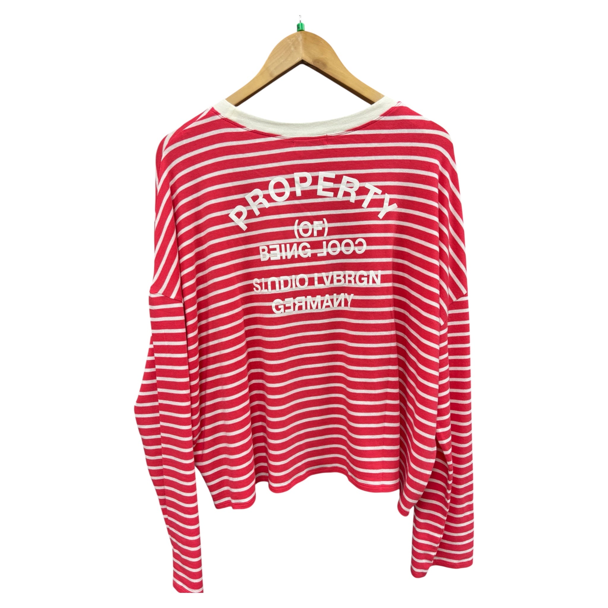 T-Shirt America Stripe Hibiskus  -  LIV BERGEN