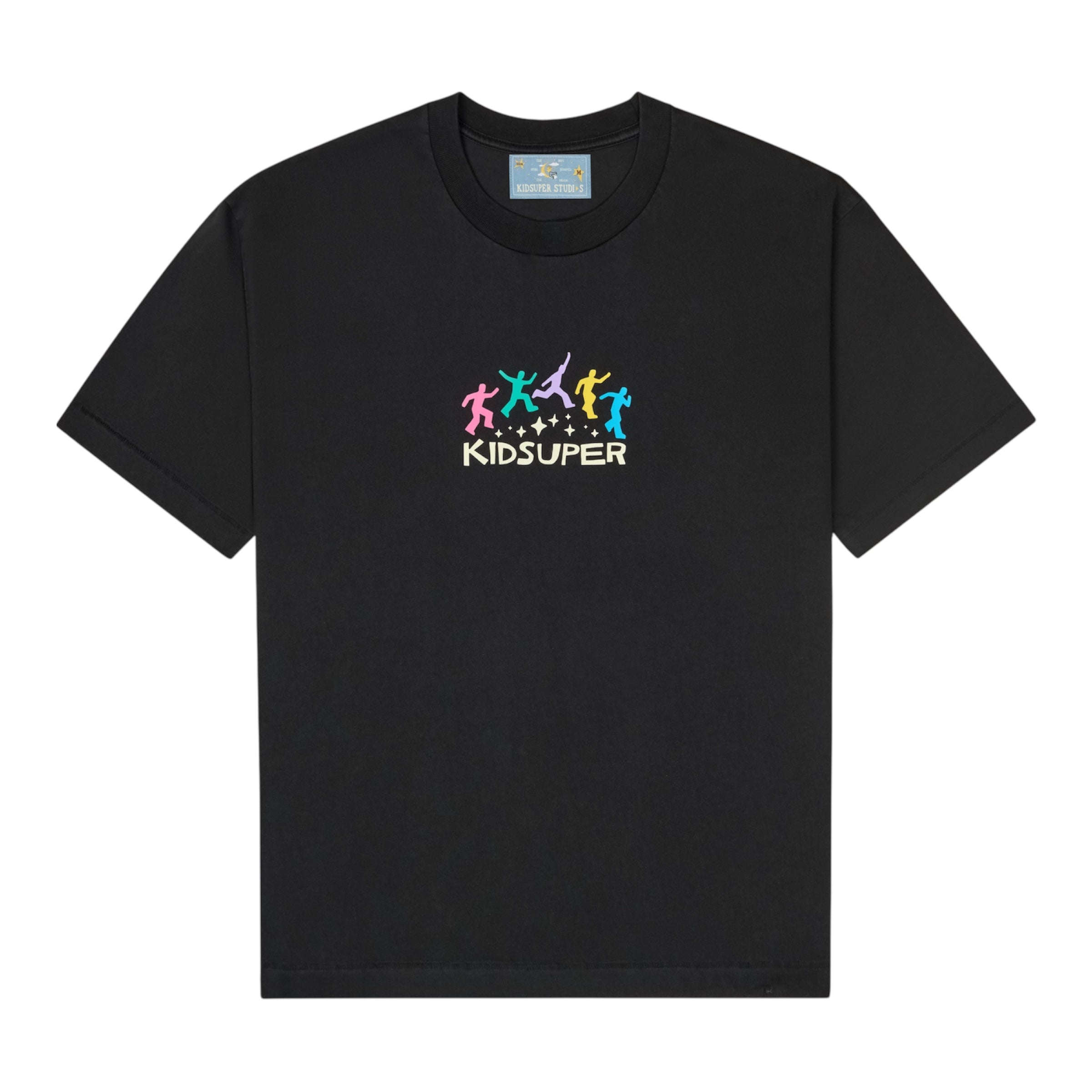 Jumping The Stars Tee Black - KidSuper