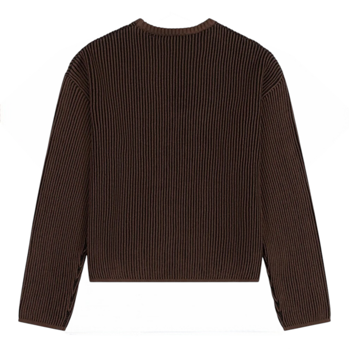 Dias Stacked Rib Knit Sweater Mole - Daily Paper