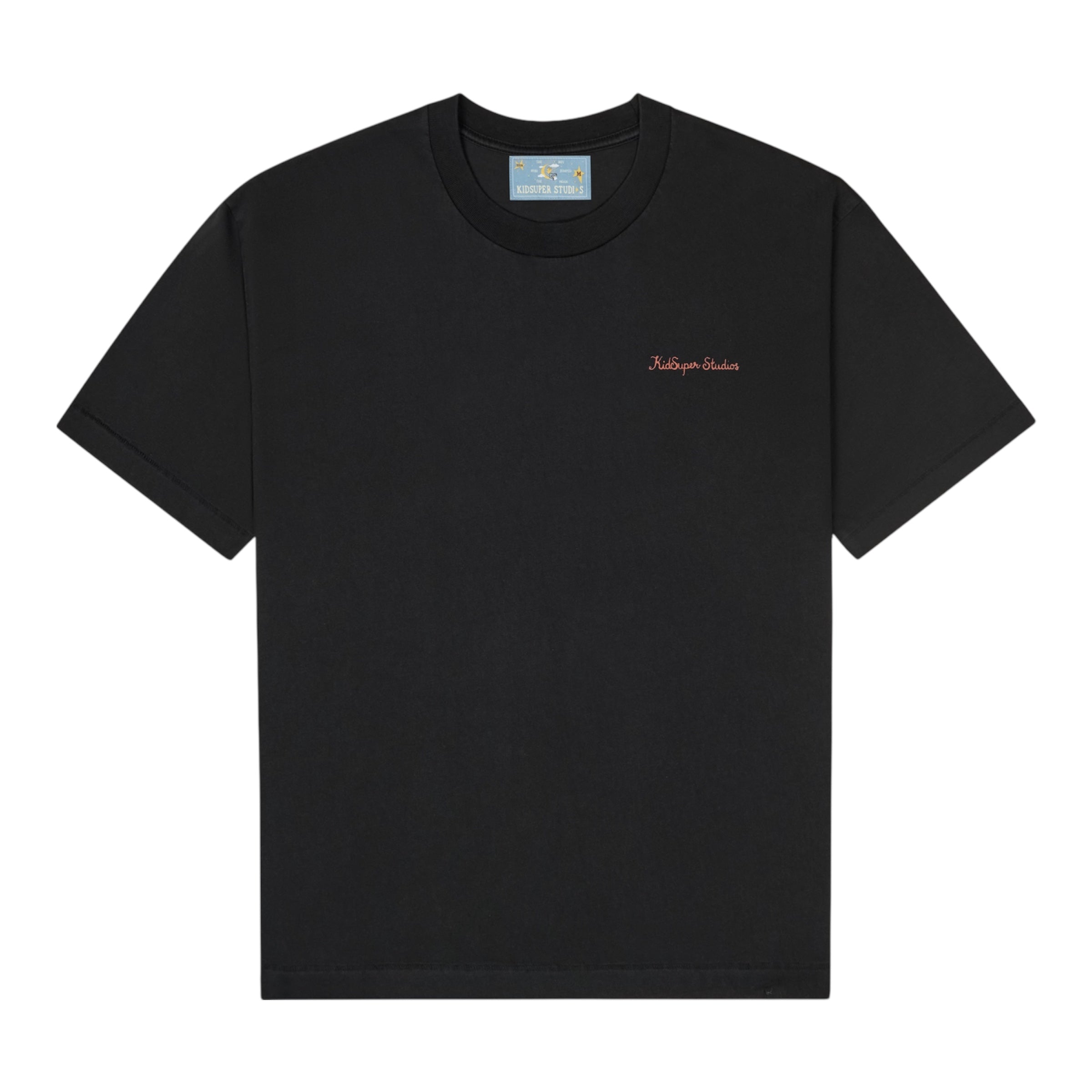 Dove pattern Tee Washed Black
 - KidSuper